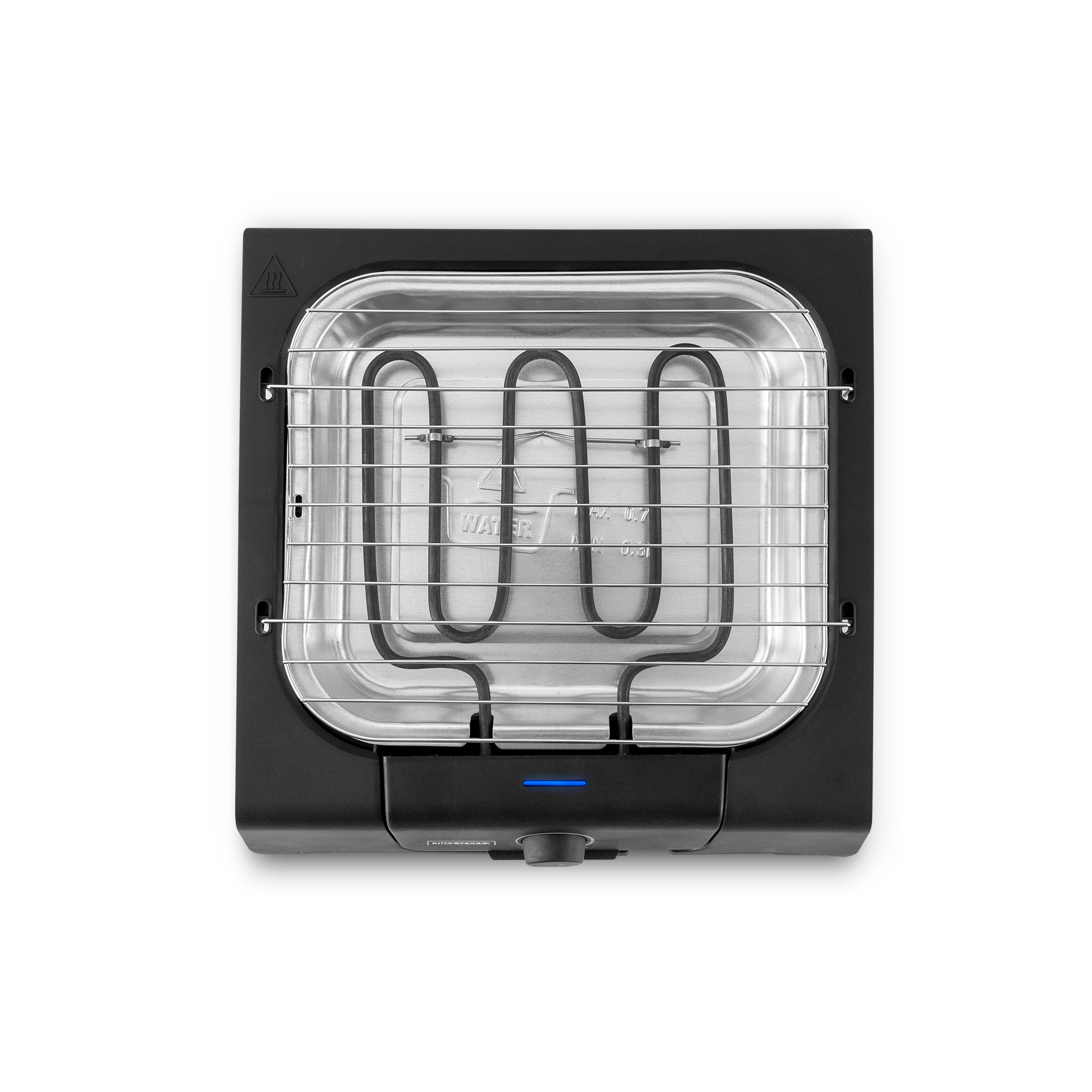 Voir la diapositive 6 : KITCHENCOOK Barbecue de table BBSQUARE - Noir
