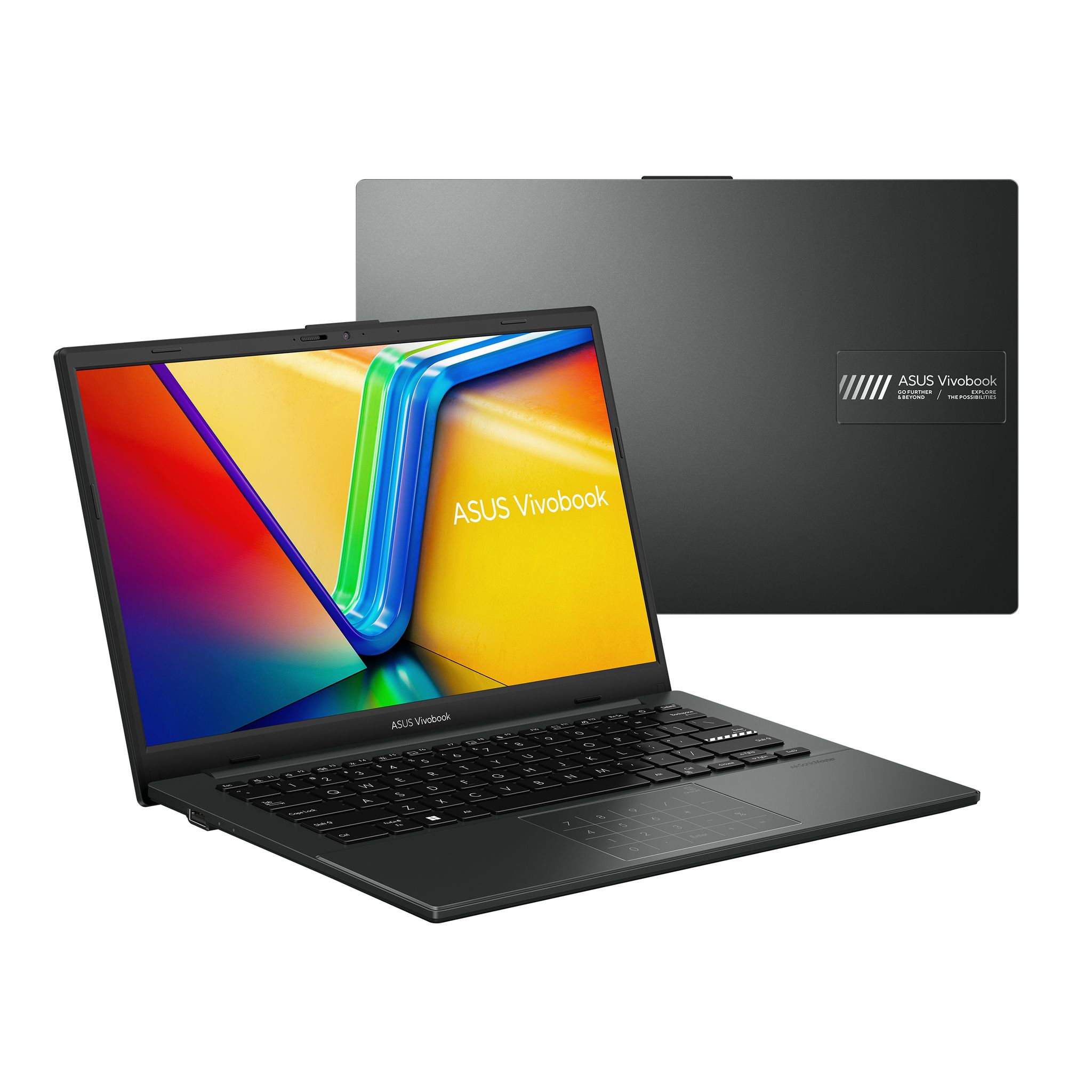 Voir la diapositive 2 : ASUS Ordinateur portable Vivobook Go 14 S1404FA-NK264W - Noir
