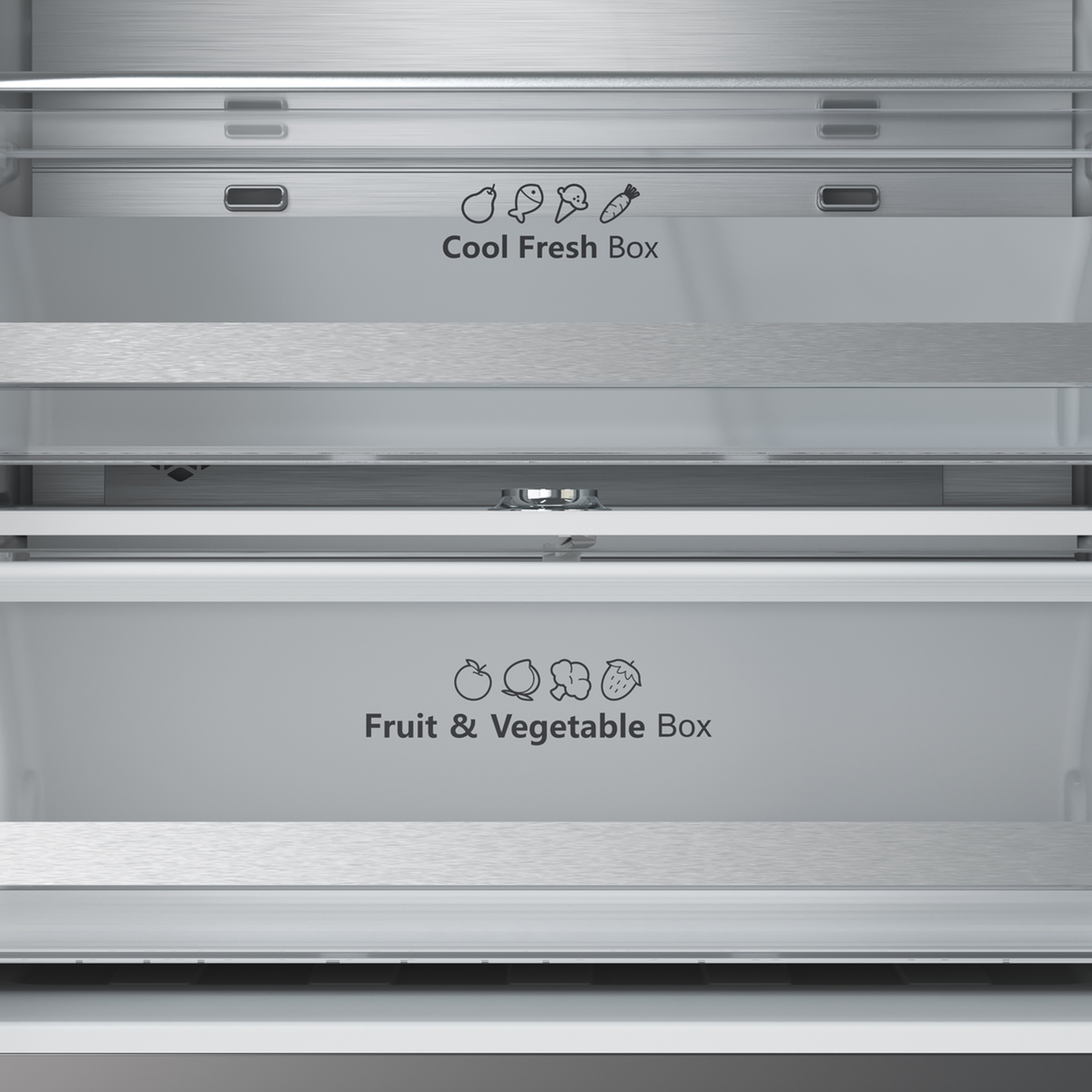 Voir la diapositive 5 : HISENSE Réfrigérateur américain RT641N4WFE1, 439 L, Froid ventilé No Frost, E
