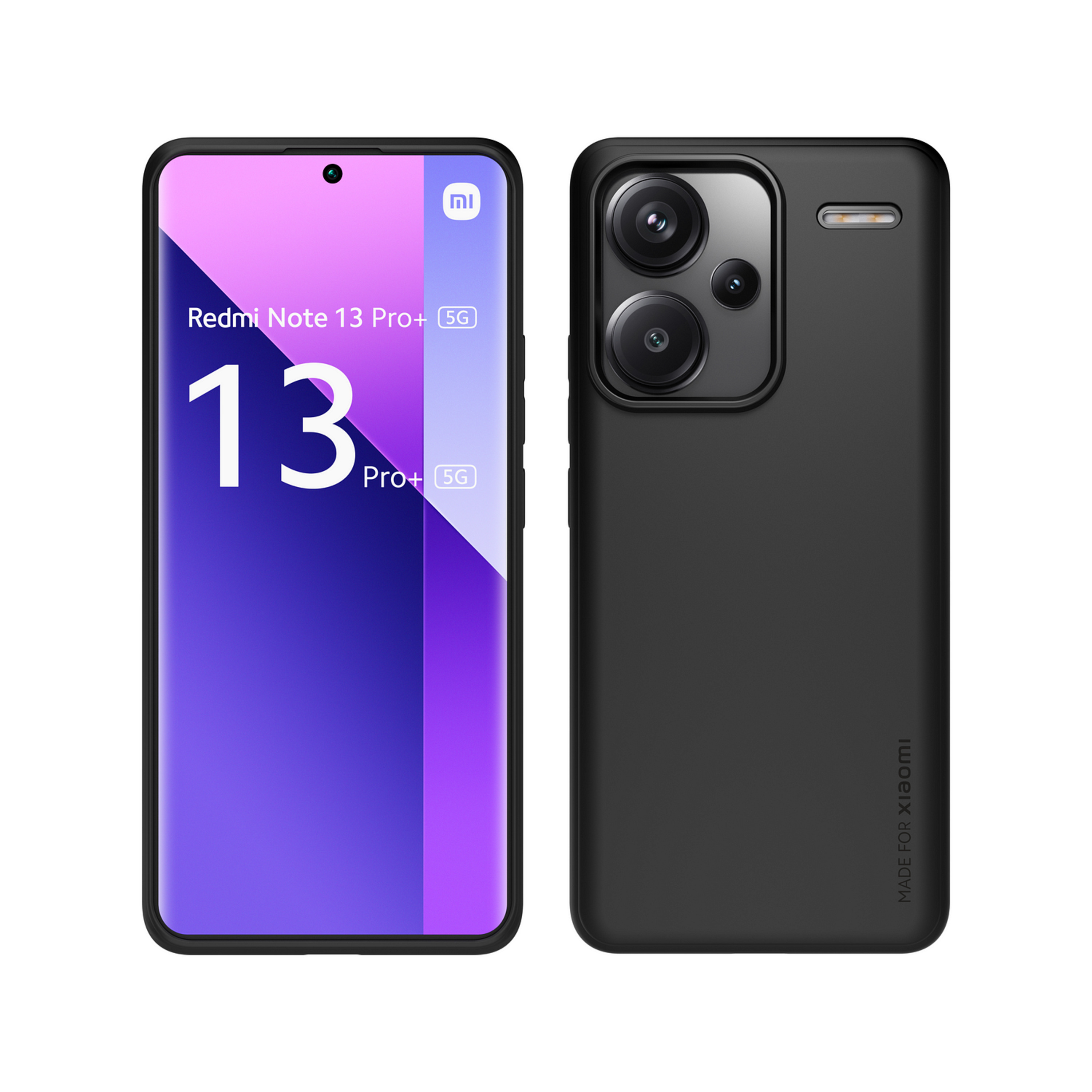Voir la diapositive 3 : XIAOMI Coque arrière semi-rigide pour Redmi Note 13 Pro+ 5G