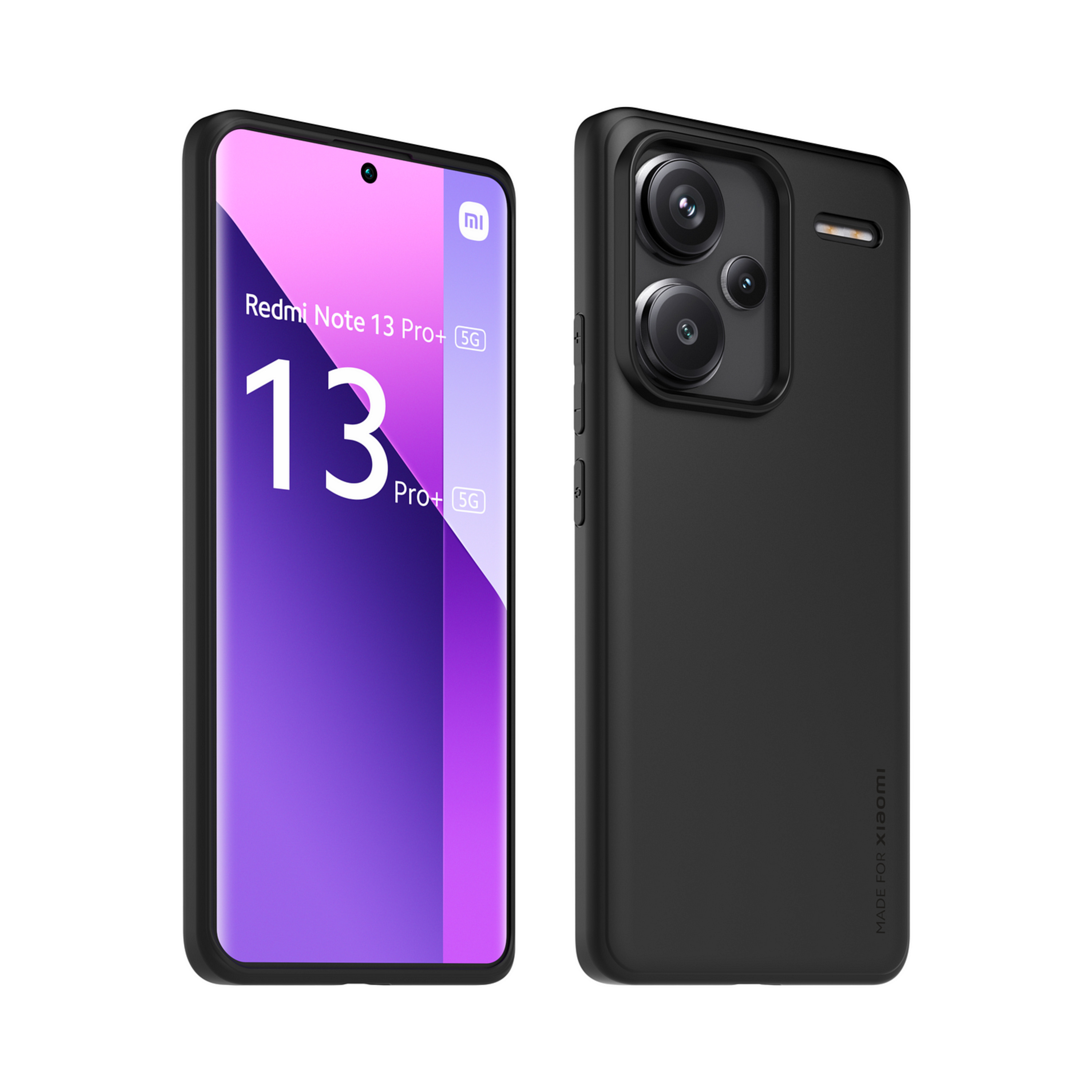 Voir la diapositive 4 : XIAOMI Coque arrière semi-rigide pour Redmi Note 13 Pro+ 5G