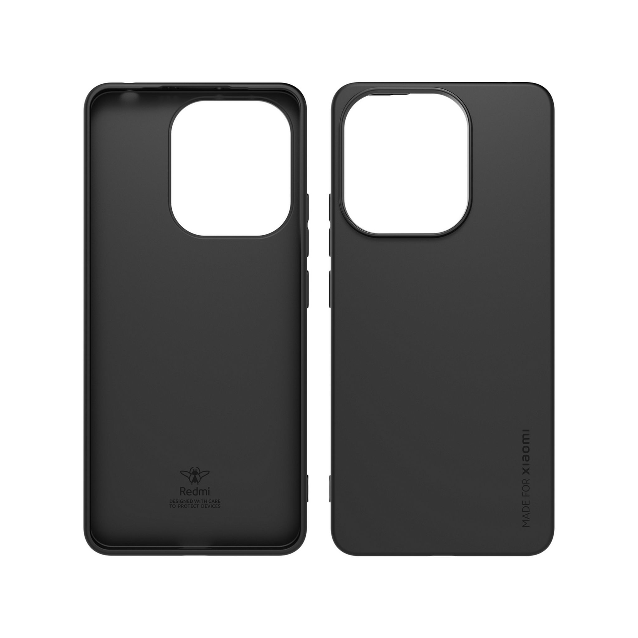 Voir la diapositive 7 : XIAOMI Coque arrière semi-rigide & Protège-écran en verre trempé pour REDMI note 13