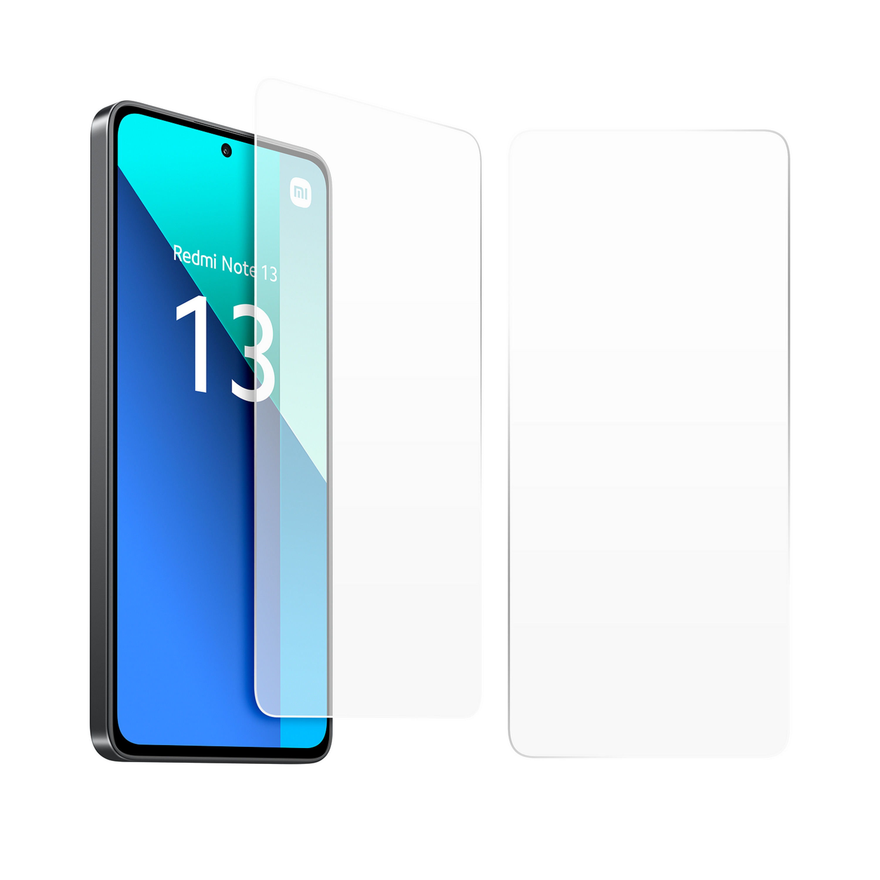 Voir la diapositive 8 : XIAOMI Coque arrière semi-rigide & Protège-écran en verre trempé pour REDMI note 13