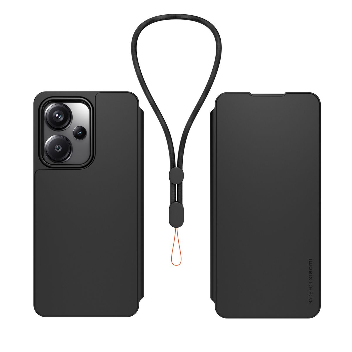 XIAOMI Etui folio avec dragonne amovible pour Redmi Note 13 Pro+ 5G