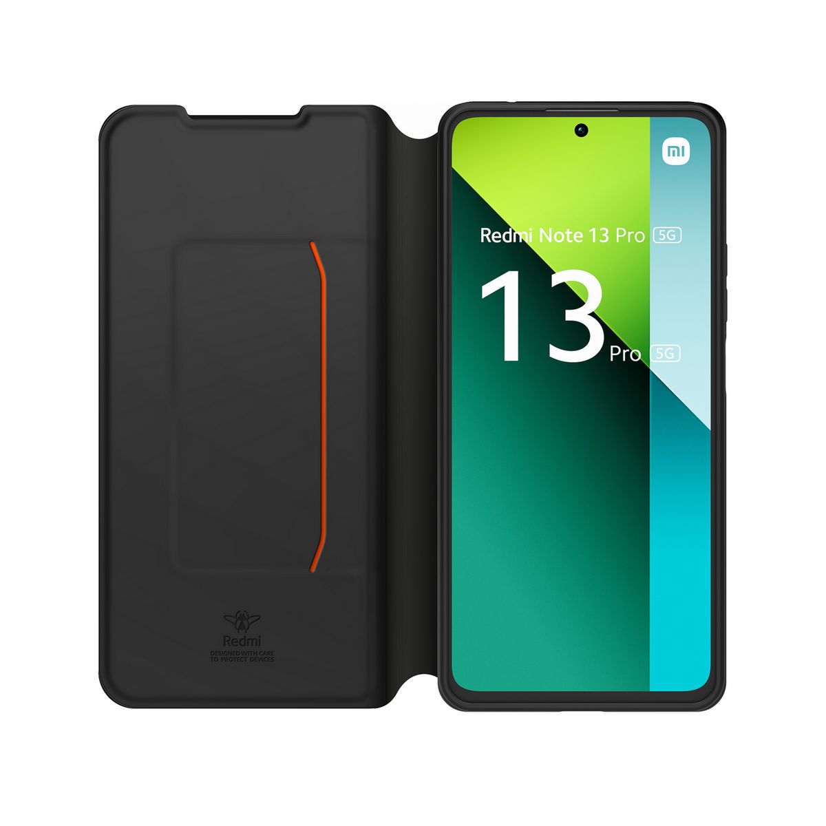 XIAOMI Etui folio avec dragonne amovible pour Redmi Note 13 Pro 5G