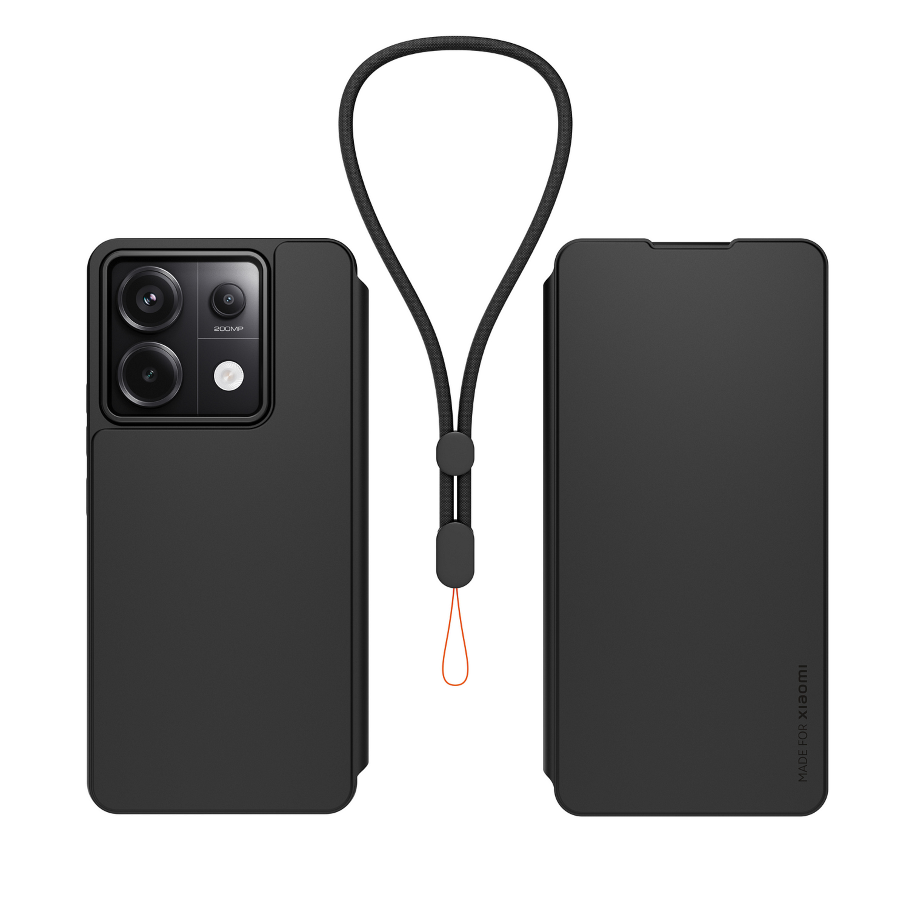 Voir la diapositive 6 : XIAOMI Etui folio avec dragonne amovible pour Redmi Note 13 Pro 5G