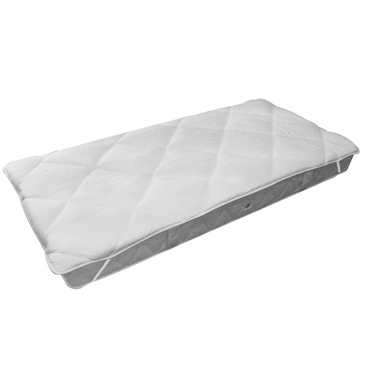 Sur-matelas en microfibre anti punaise de lit antibactérien forme plateau avec élastiques