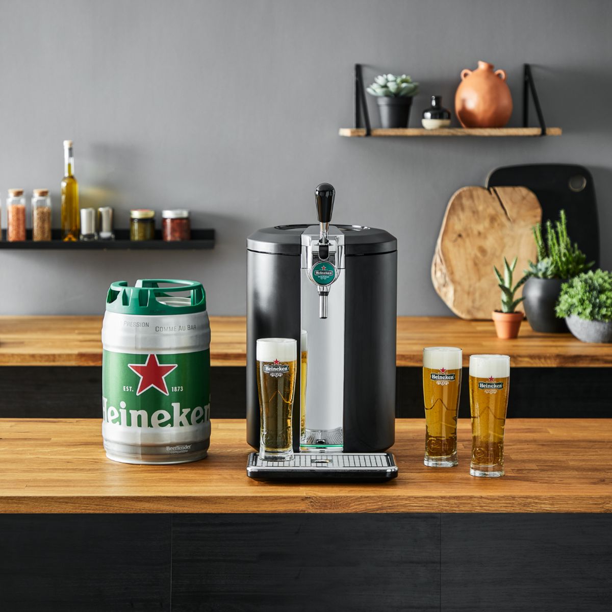 KRUPS Tireuse à bière BeerTender Compact VB450E10 - Noir