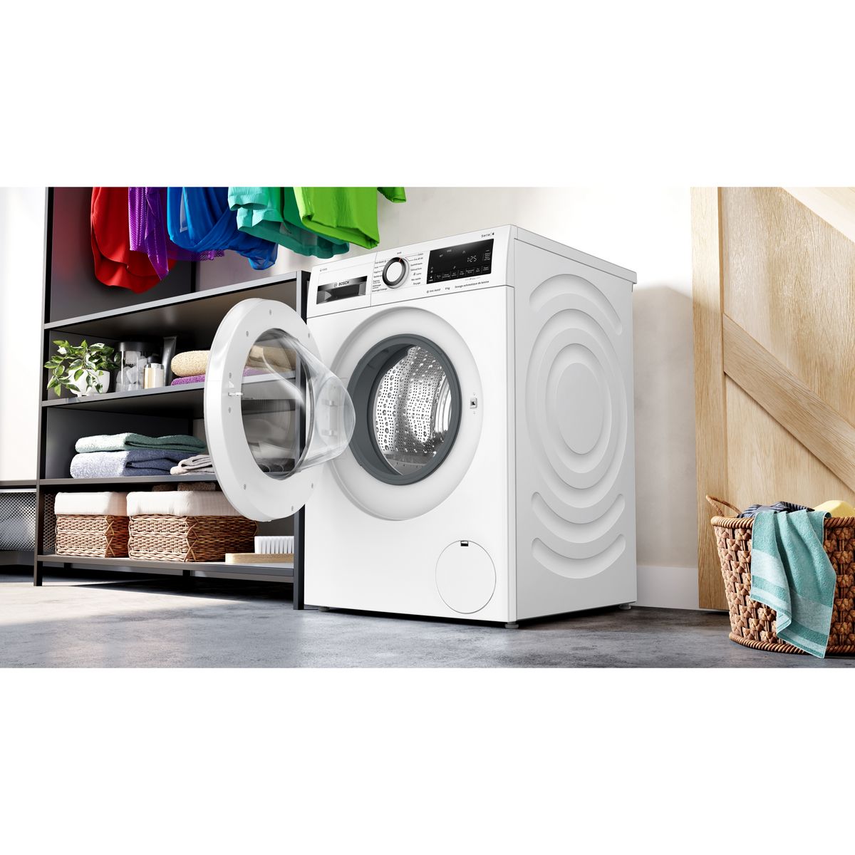 BOSCH Lave linge hublot à induction WGG244F0FR, 9 kg, 1400 T/min, A