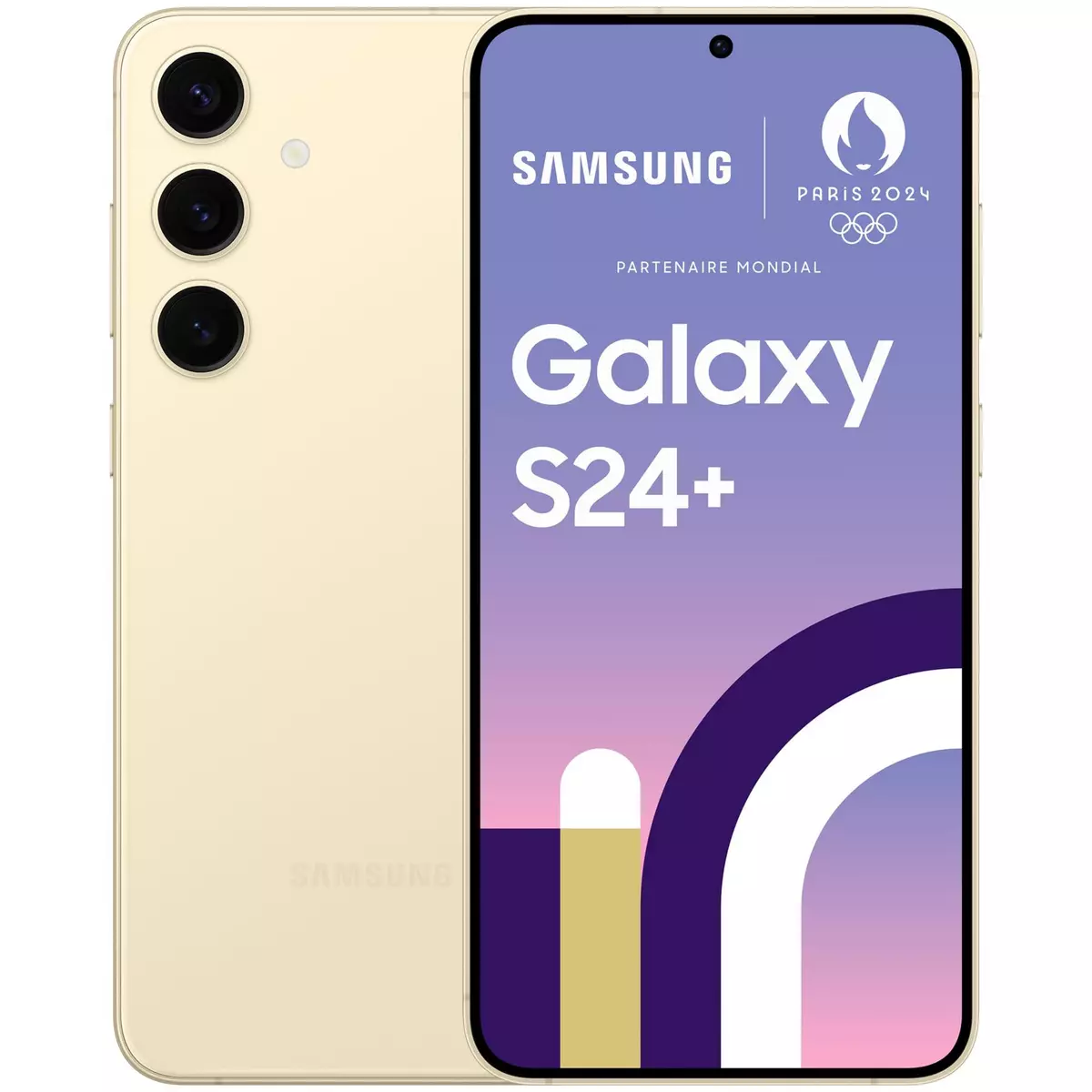SAMSUNG Galaxy S24+ 5G Smartphone avec Galaxy AI 512 Go - Ambre