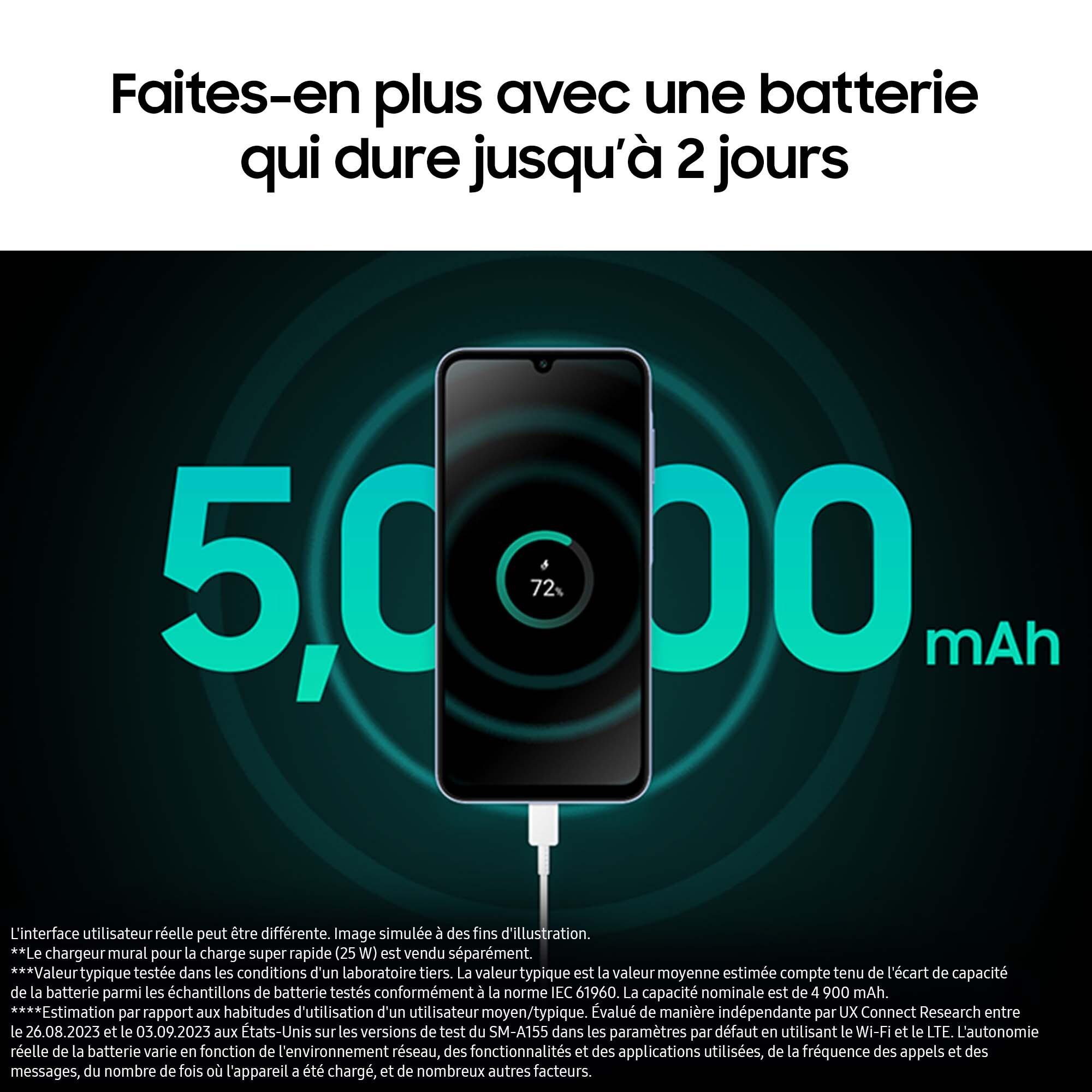 Voir la diapositive 8 : SAMSUNG Galaxy A15 4G 128Go - Bleu nuit