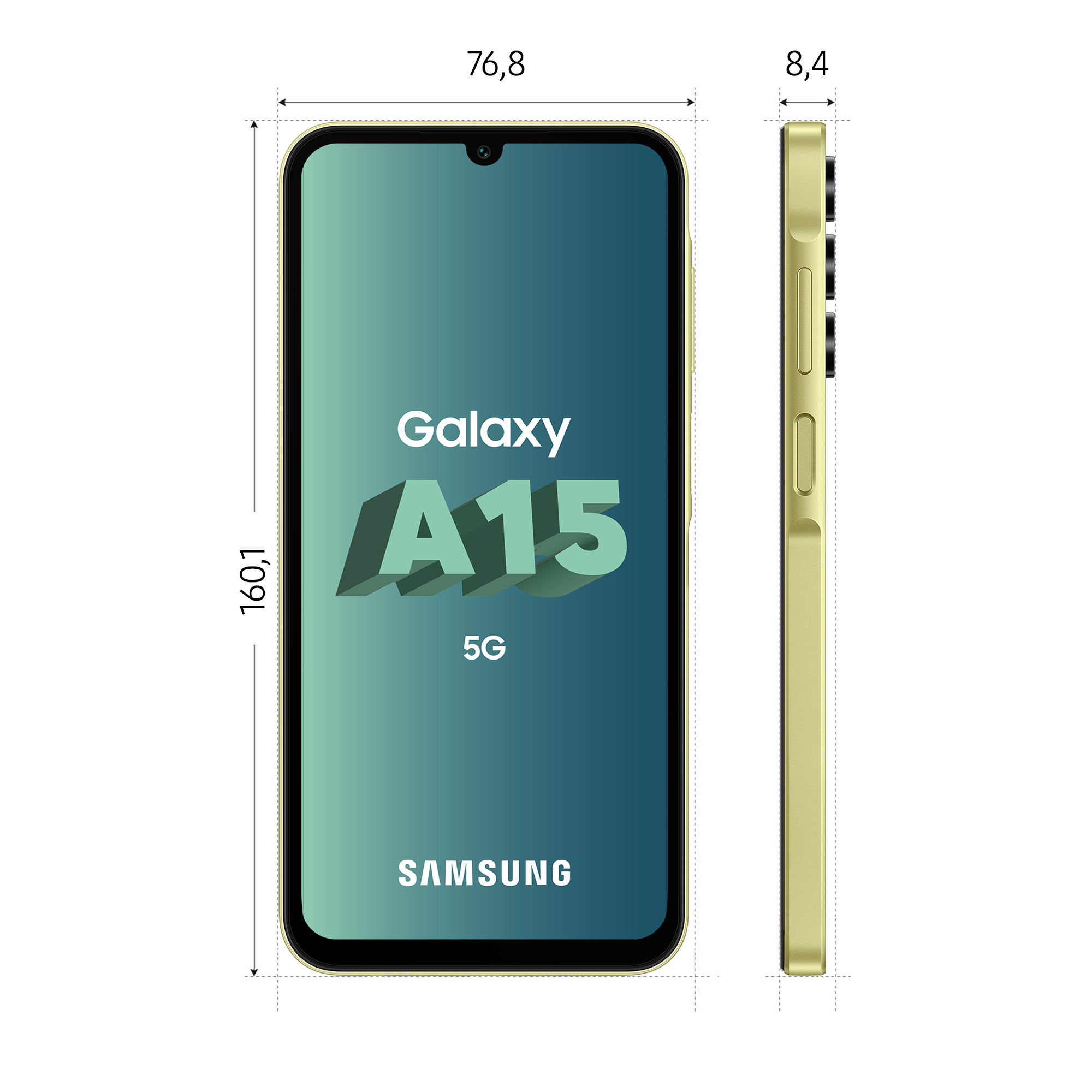 Voir la diapositive 3 : SAMSUNG Galaxy A15 5G 128Go - Vert