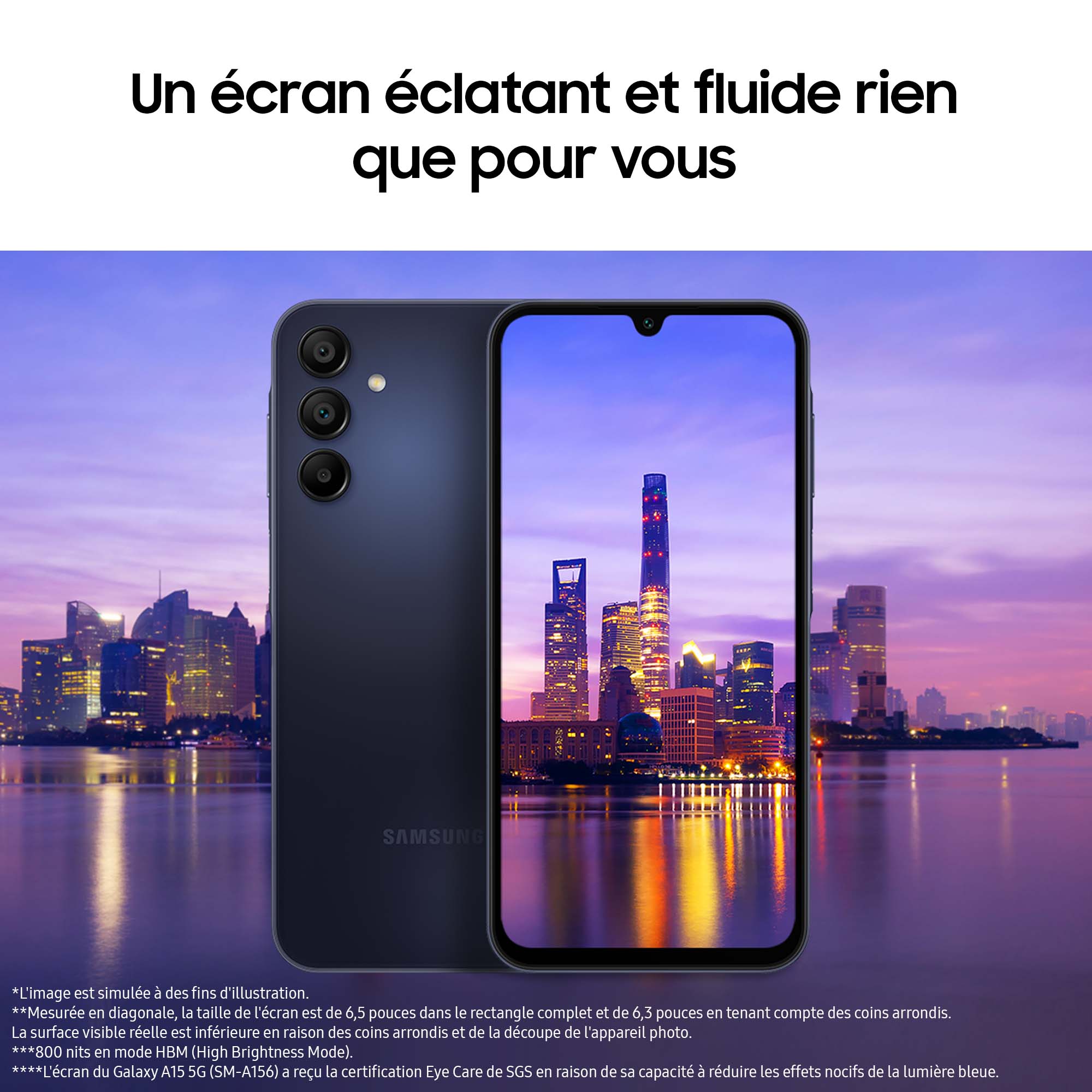 Voir la diapositive 4 : SAMSUNG Galaxy A15 5G 128Go - Vert
