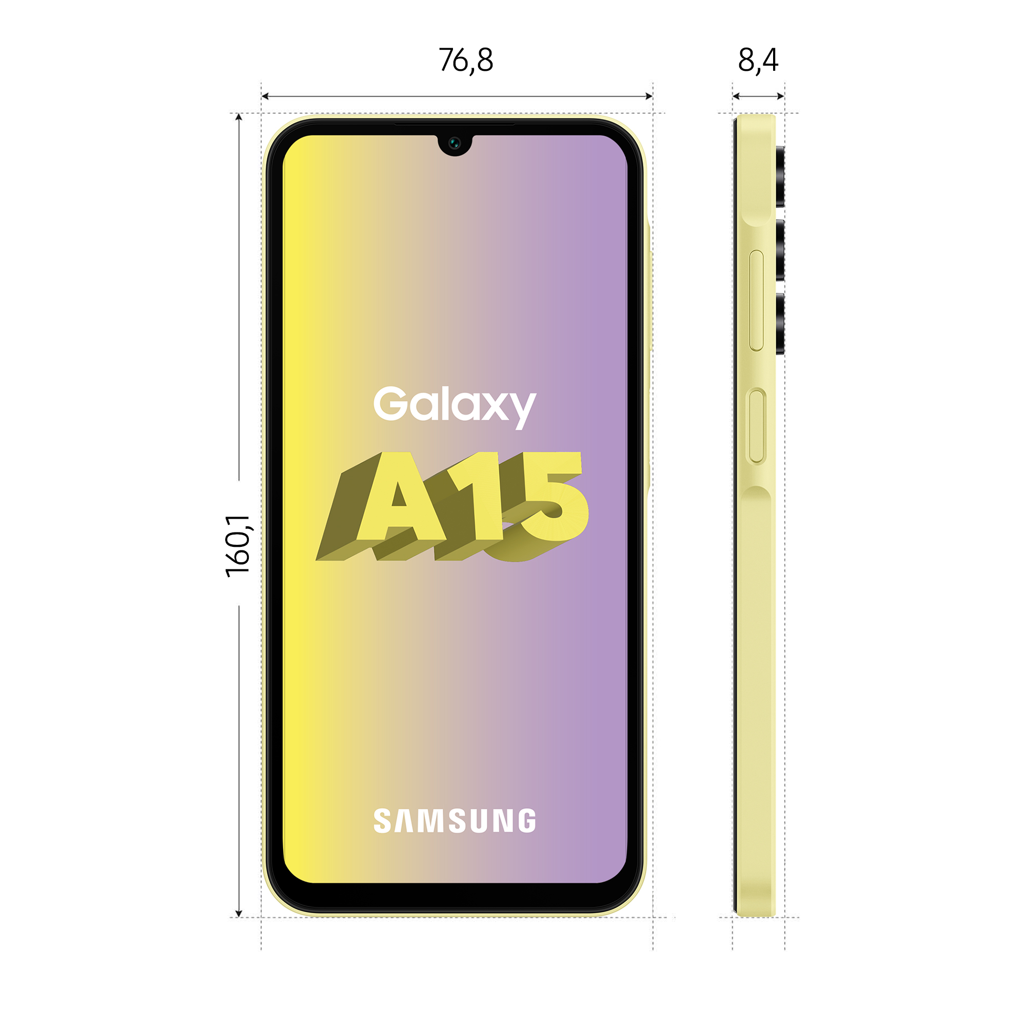 Voir la diapositive 3 : SAMSUNG Galaxy A15 4G 128Go - Vert