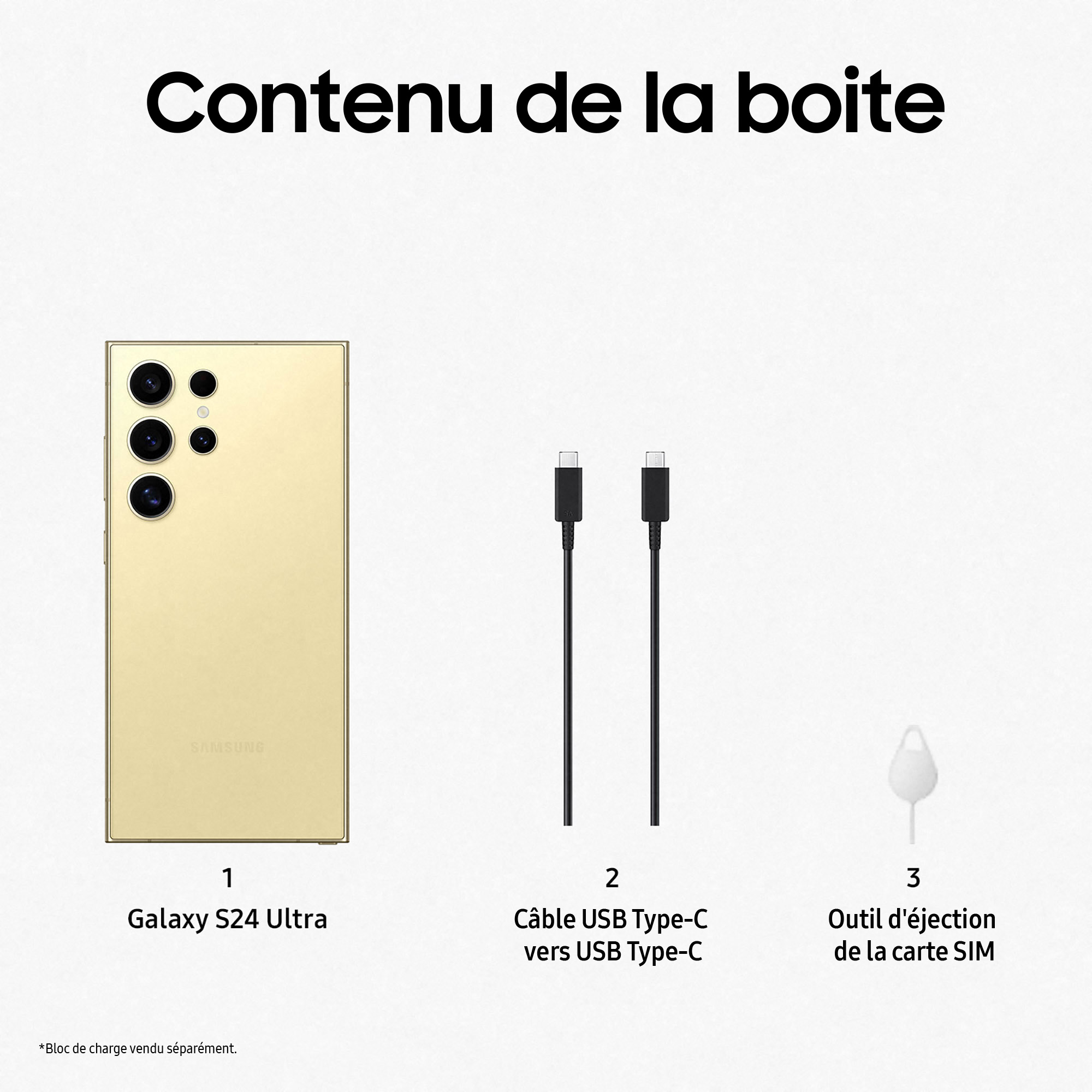 Voir la diapositive 7 : SAMSUNG Galaxy S24 Ultra 5G Smartphone avec Galaxy AI 256 Go - Ambre