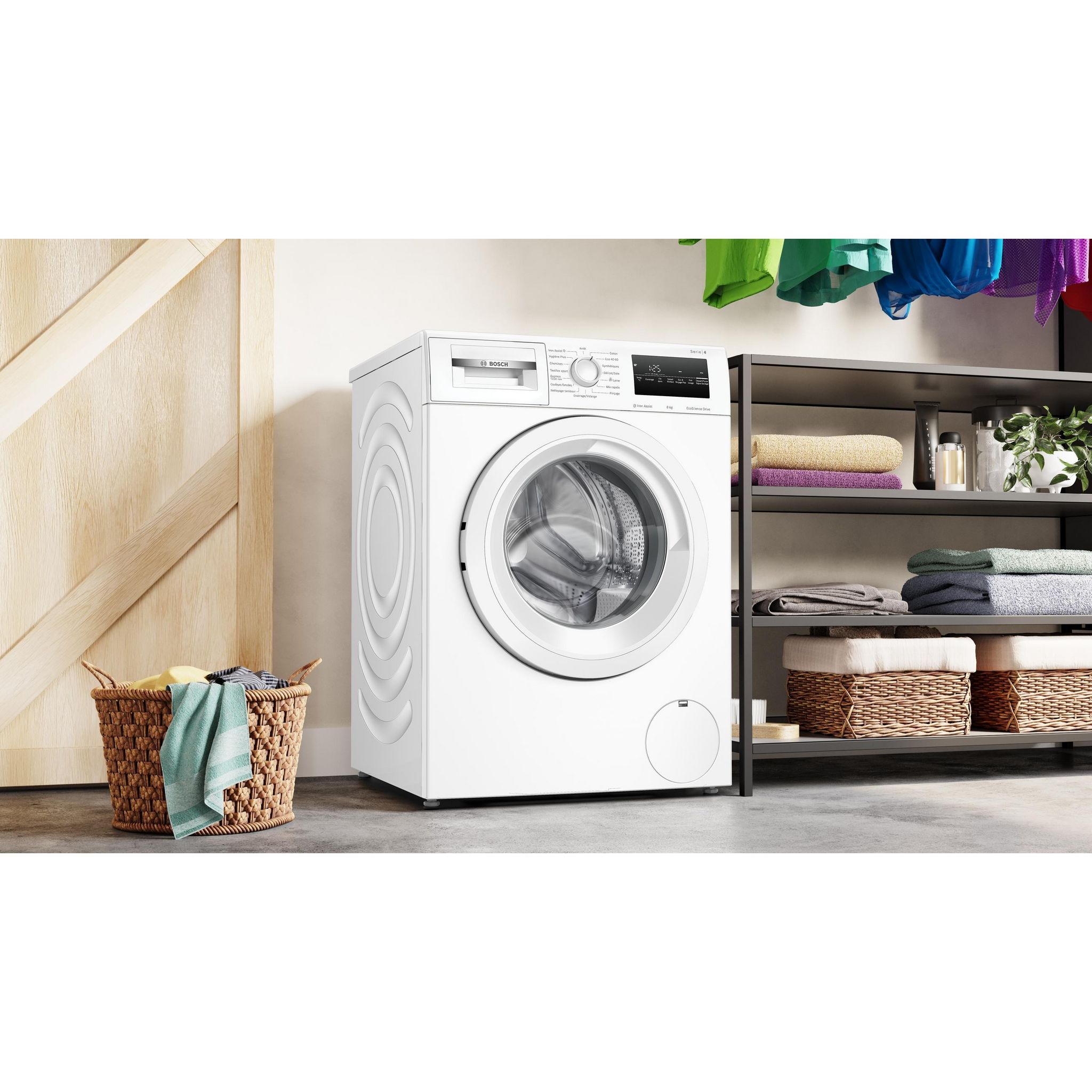 Voir la diapositive 7 : BOSCH Lave linge hublot à induction WAN28258FR, 8 kg, 1400 T/min, A