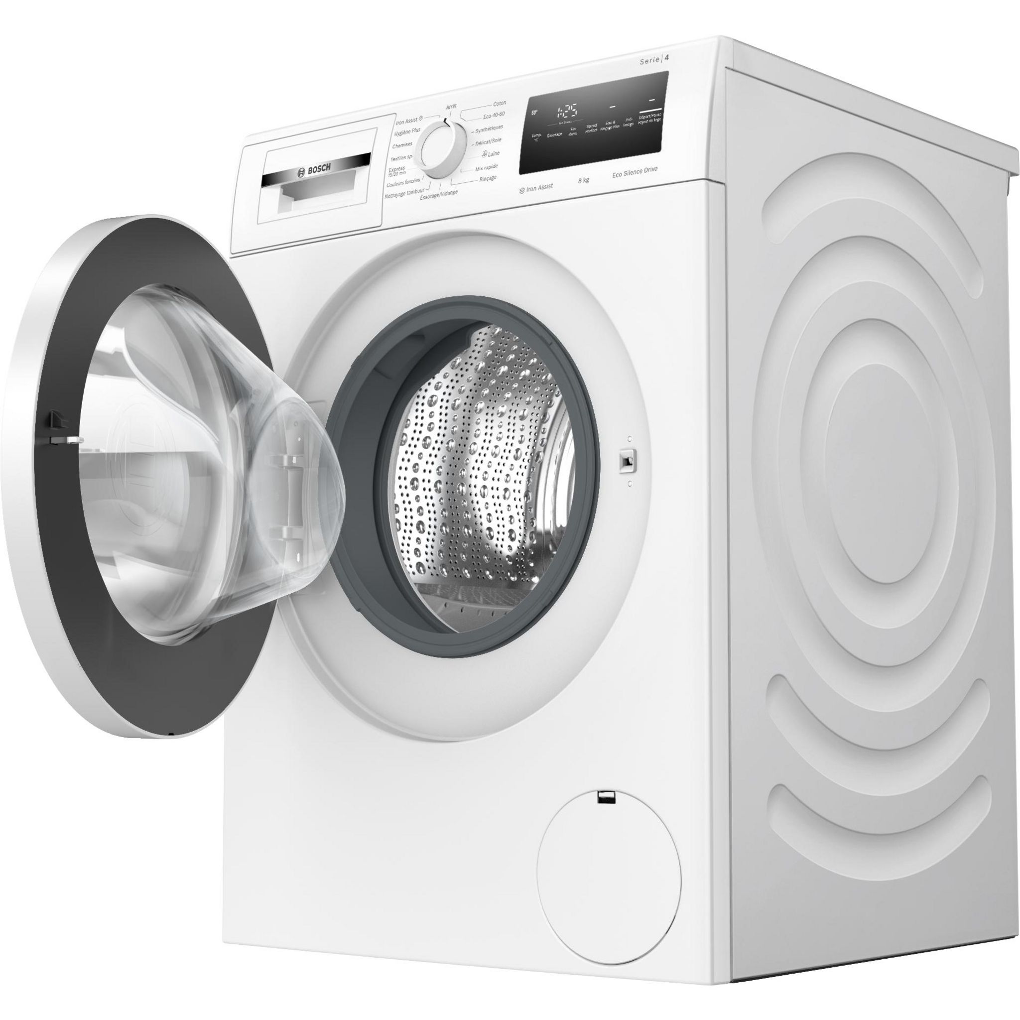 Voir la diapositive 8 : BOSCH Lave linge hublot à induction WAN28258FR, 8 kg, 1400 T/min, A