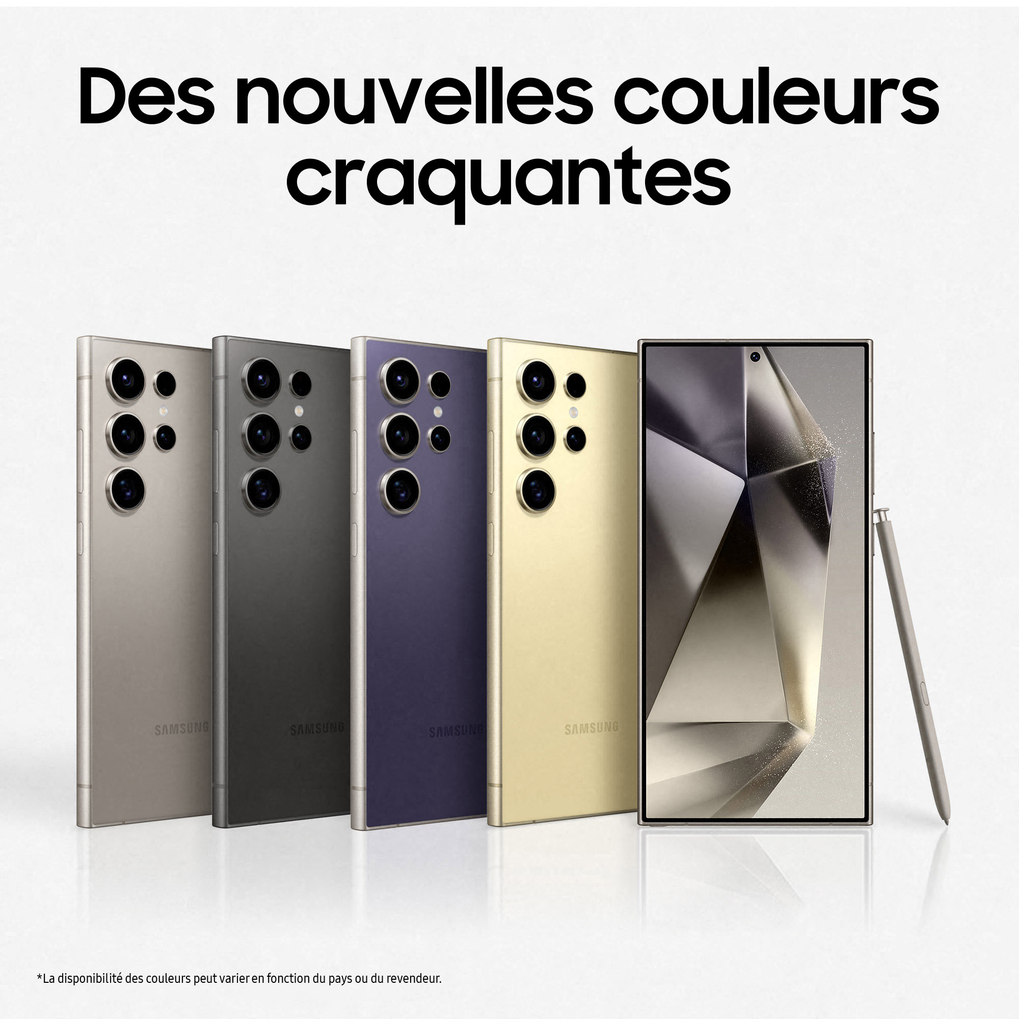 Voir la diapositive 3 : SAMSUNG Galaxy S24 Ultra 5G Smartphone avec Galaxy AI 512 Go - Violet