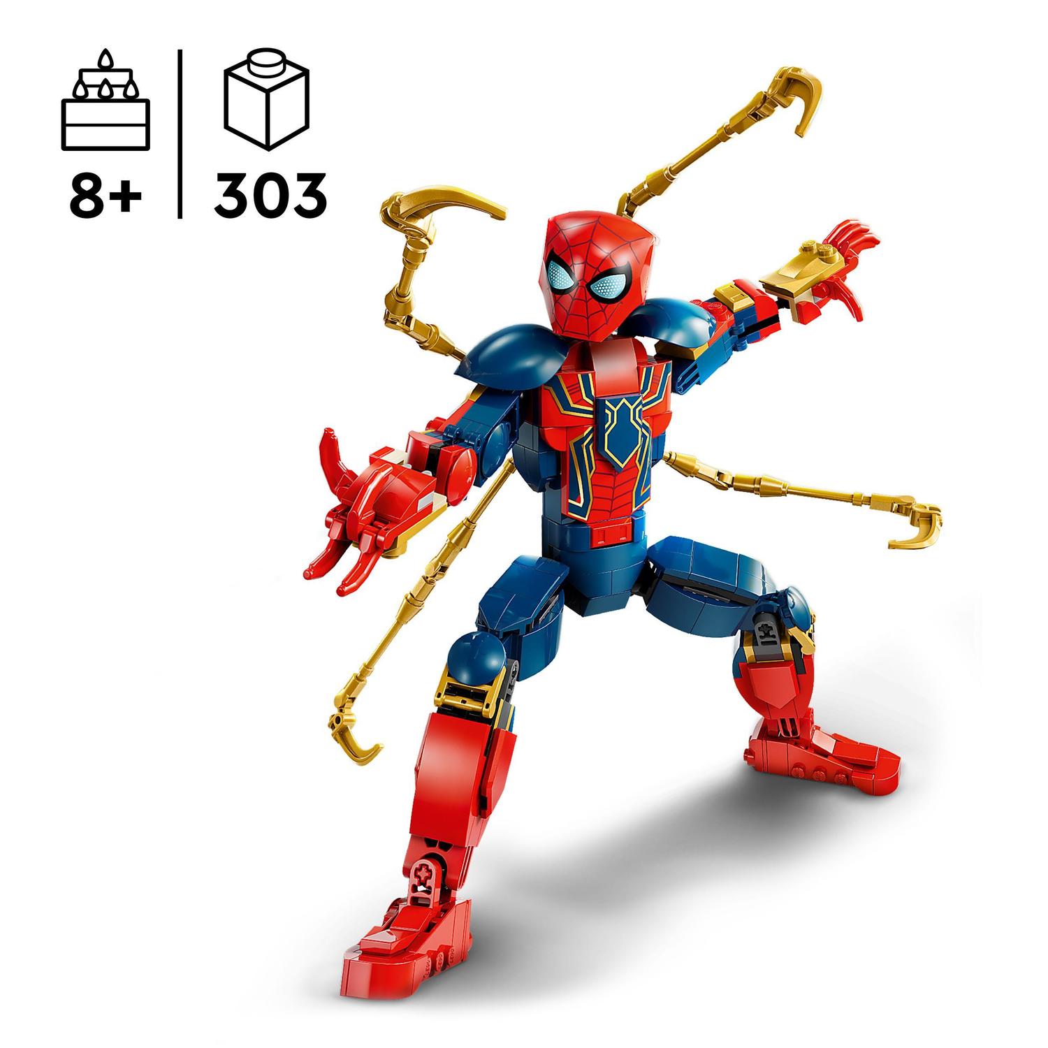 Voir la diapositive 3 : LEGO Marvel 76298 - Figurine Iron Spider