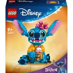 LEGO LEGO Disney 43249 Stitch, Jeu de Construction pour Enfants, Cornet de Glace et Figurine