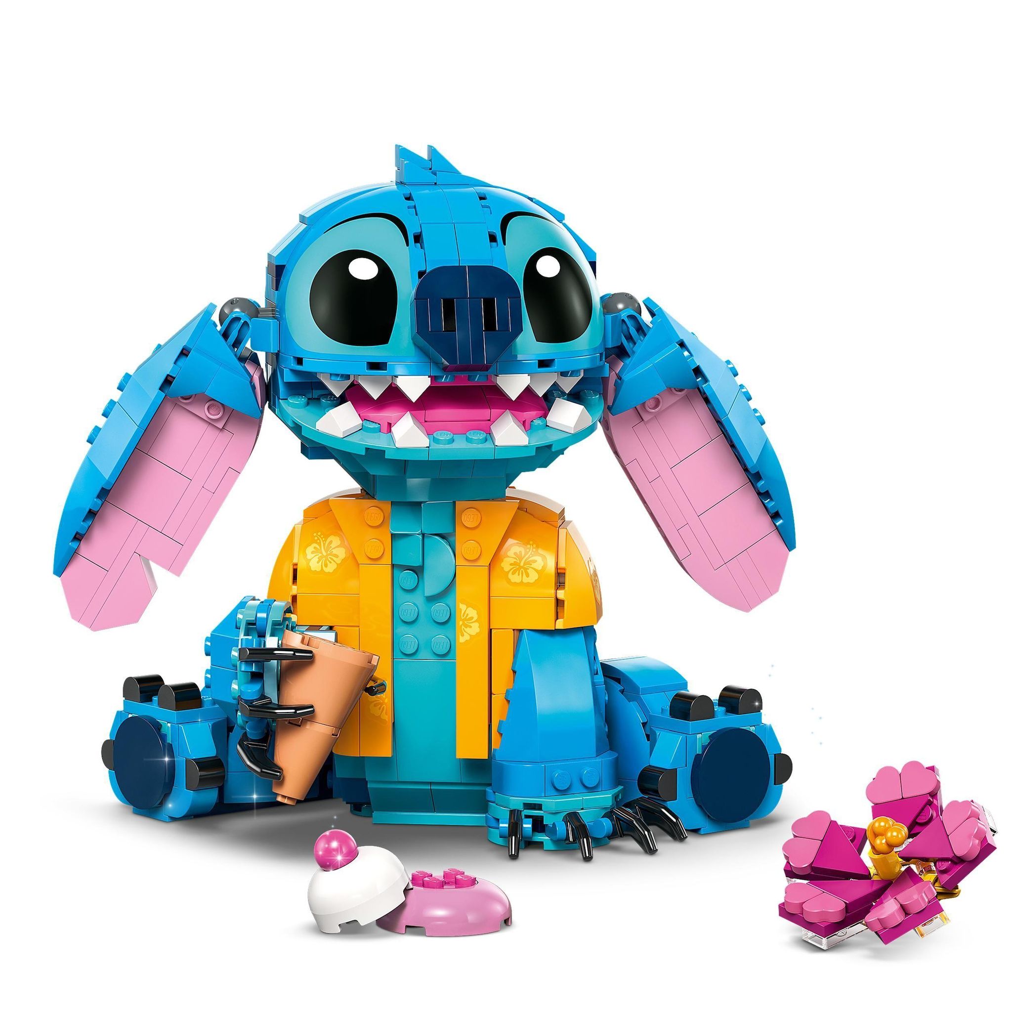 Voir la diapositive 4 : LEGO LEGO Disney 43249 Stitch, Jeu de Construction pour Enfants, Cornet de Glace et Figurine