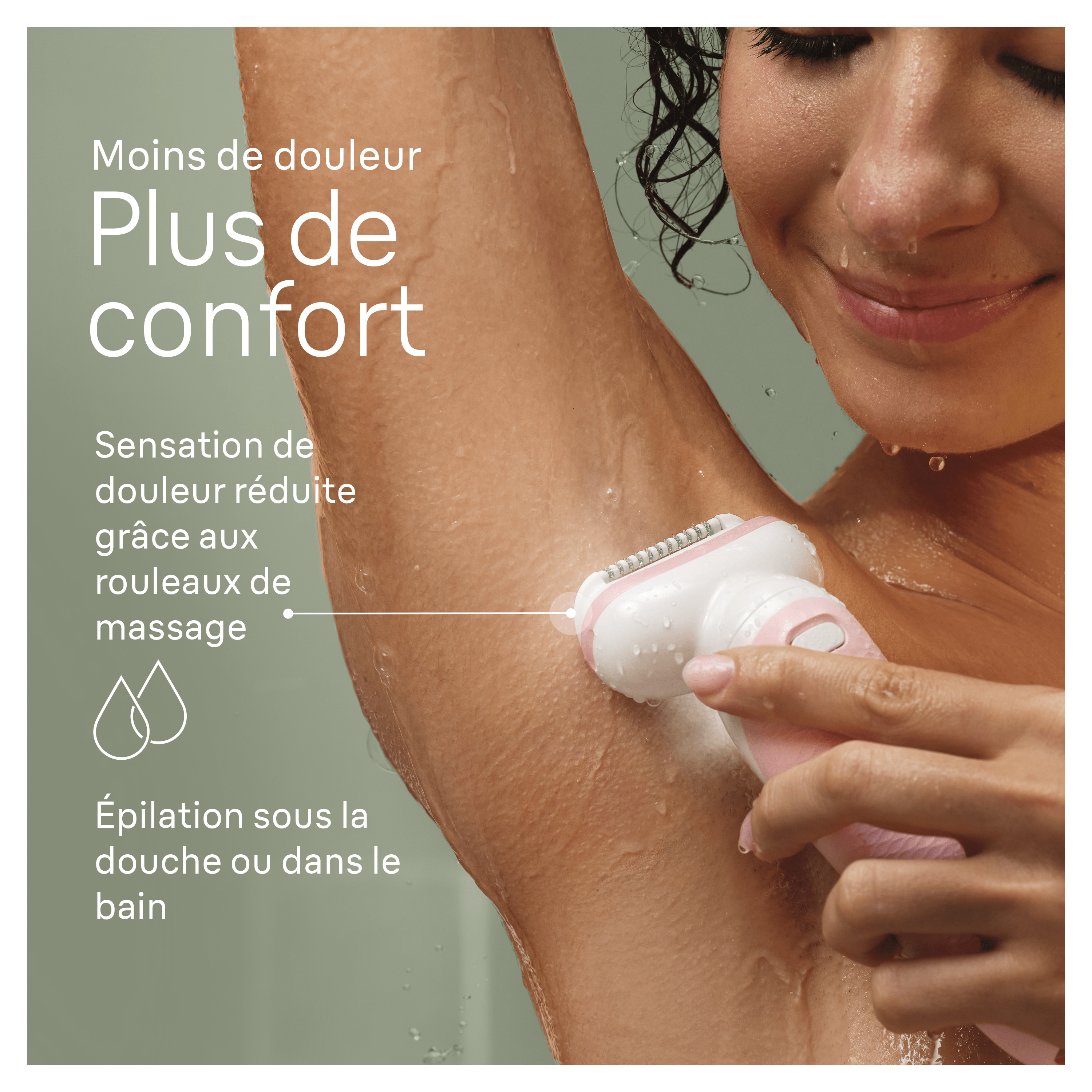 Voir la diapositive 5 : BRAUN Épilateur SES 9-000 - Blanc