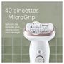 Voir la diapositive 6 : BRAUN Épilateur SES 9-000 - Blanc