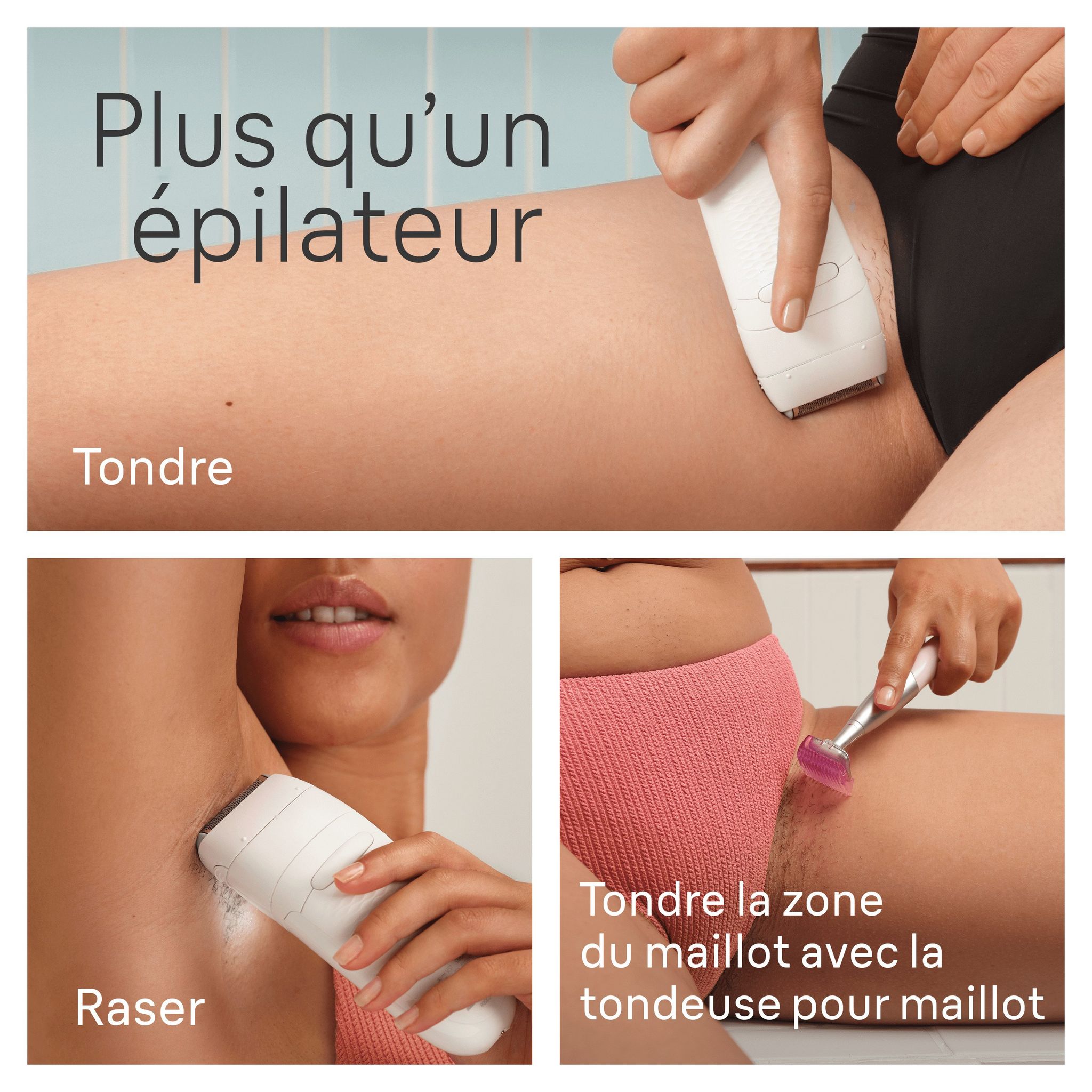 Voir la diapositive 3 : BRAUN Épilateur SE 5-041 - Blanc
