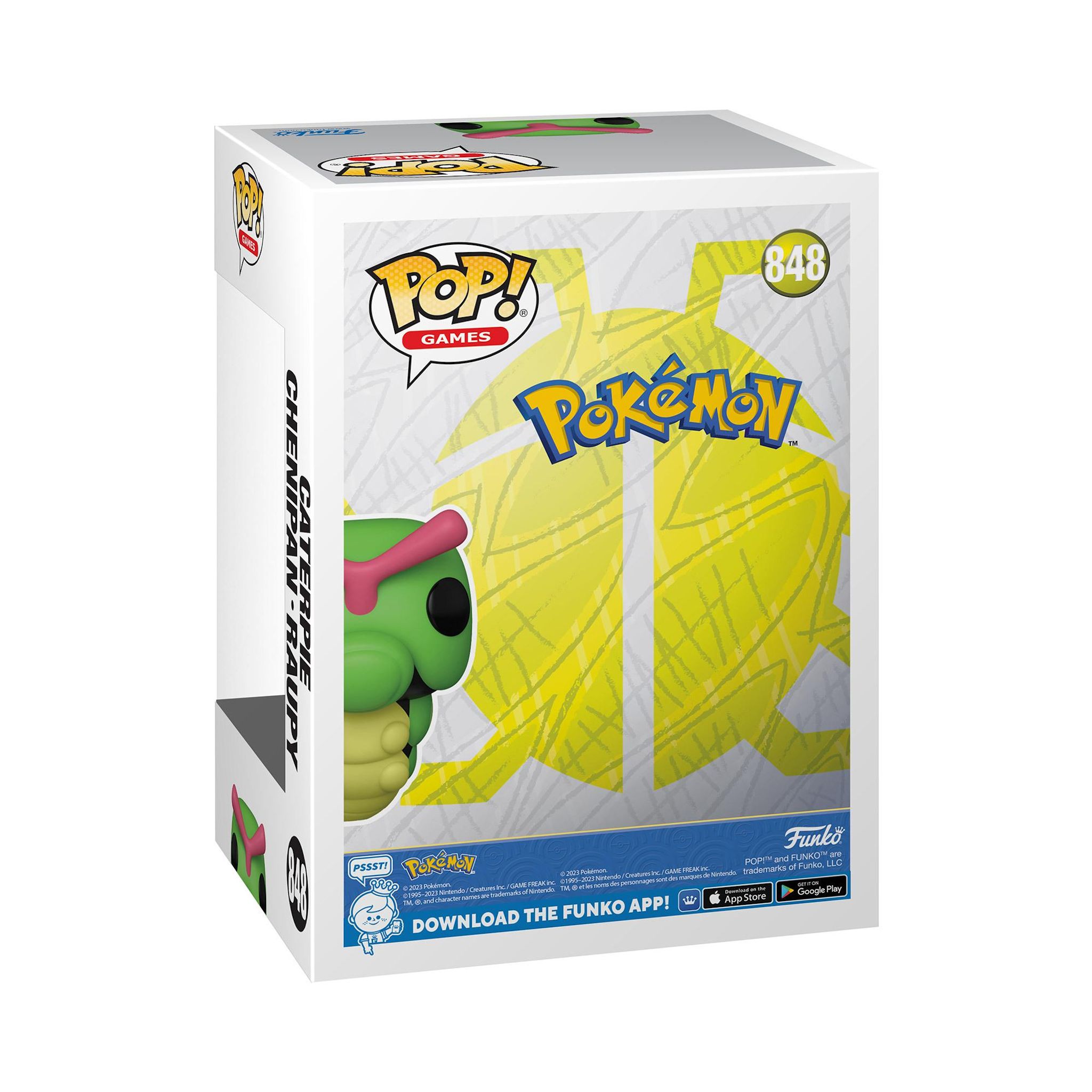 Voir la diapositive 2 : FUNKO Figurine Pop Games Pokemon Caterpie