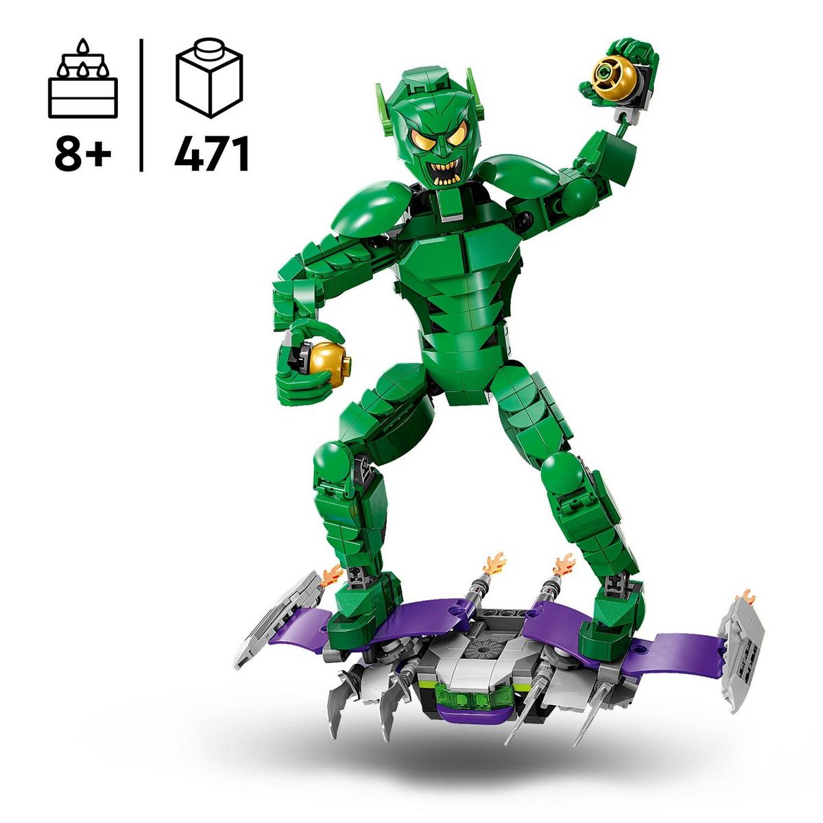 LEGO Marvel 76284 - Figurine Bouffon Vert