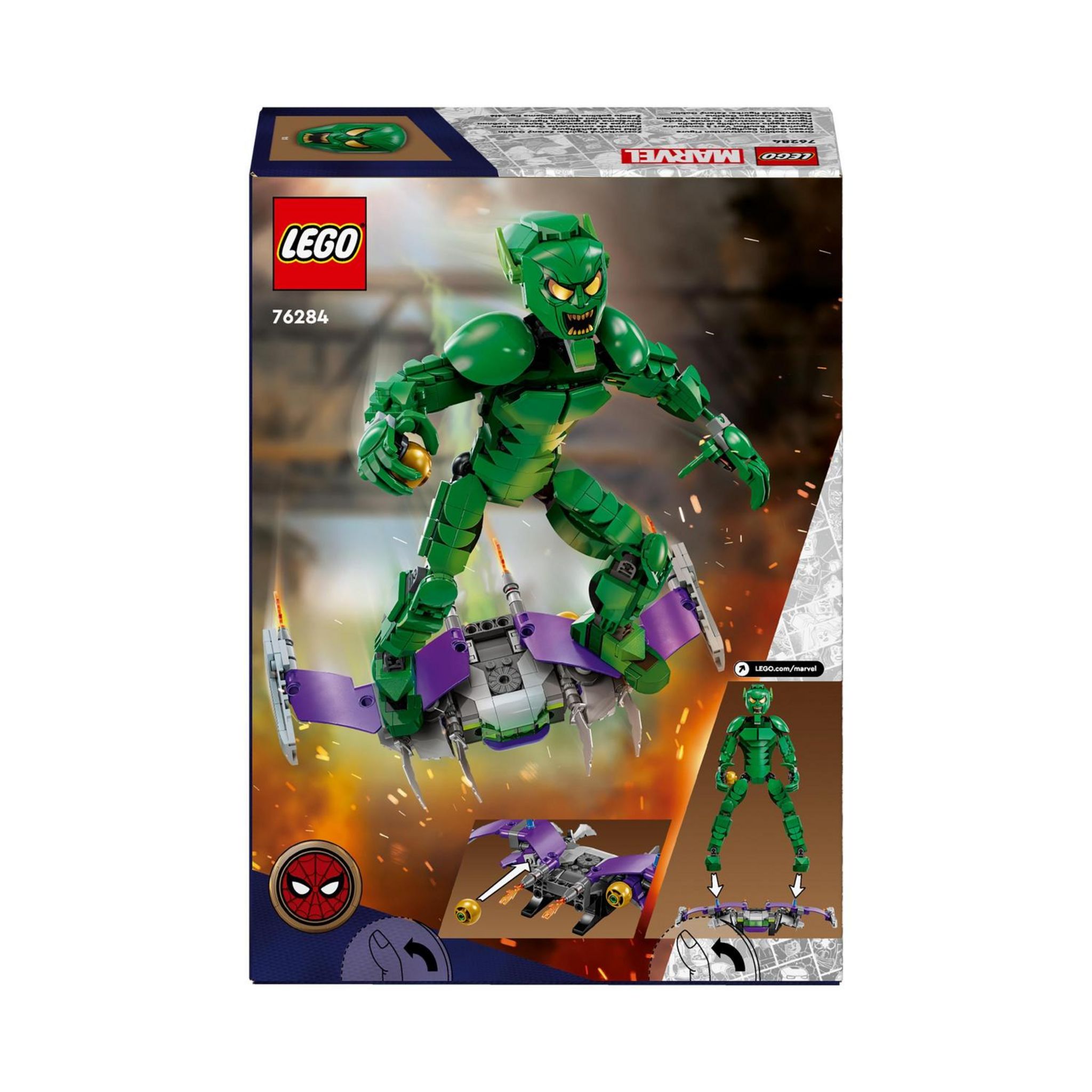 Voir la diapositive 8 : LEGO Marvel 76284 - Figurine Bouffon Vert