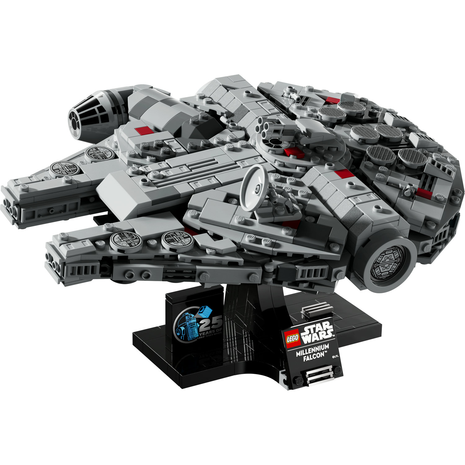 Voir la diapositive 2 : LEGO LEGO Star Wars 75375 Millennium Falcon - Set de Construction - Vaisseau Spatial - Adulte