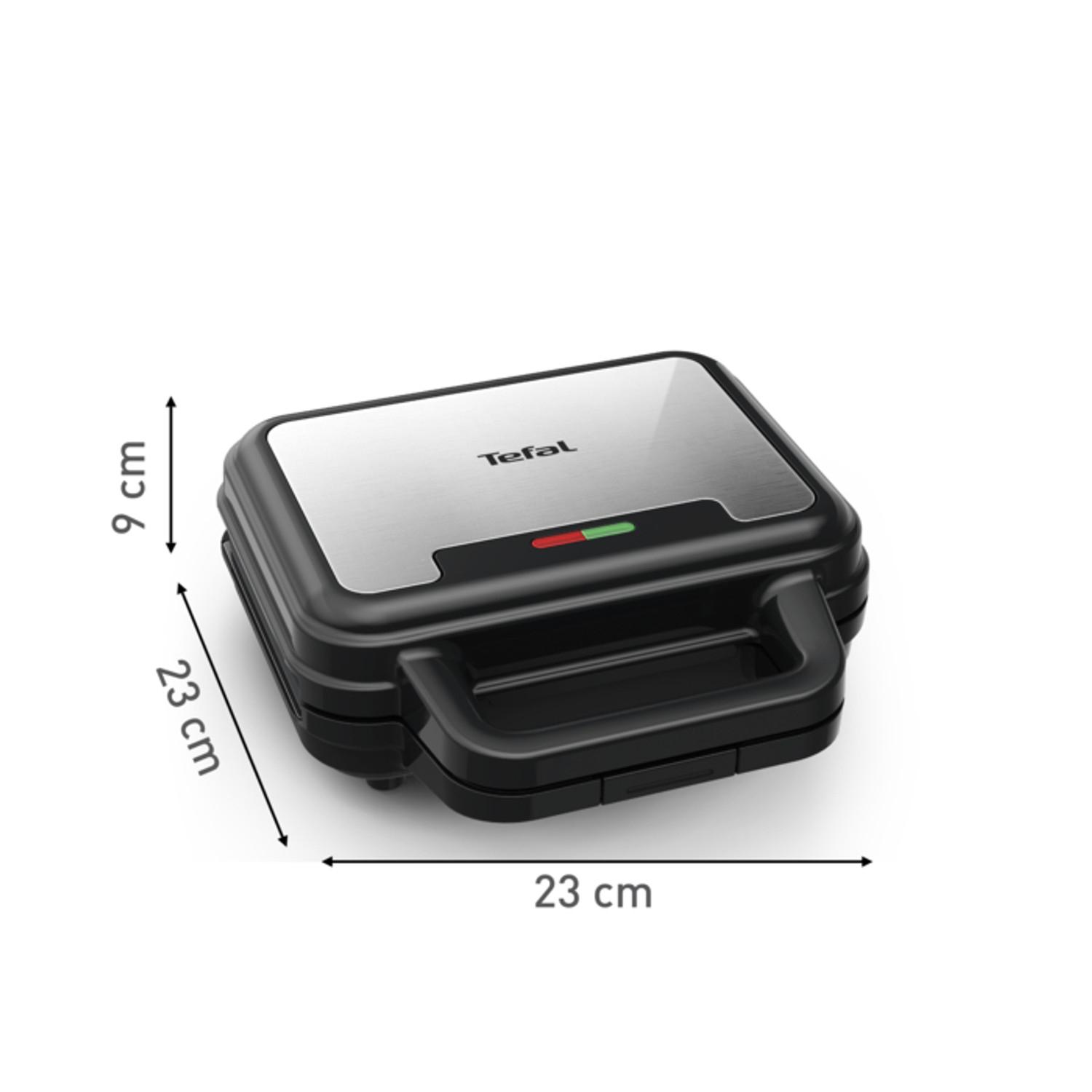 Voir la diapositive 3 : TEFAL Appareil à croque 3 en 1 SW383D10 - Noir
