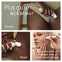 Voir la diapositive 6 : BRAUN Épilateur SES 9-341 - Blanc