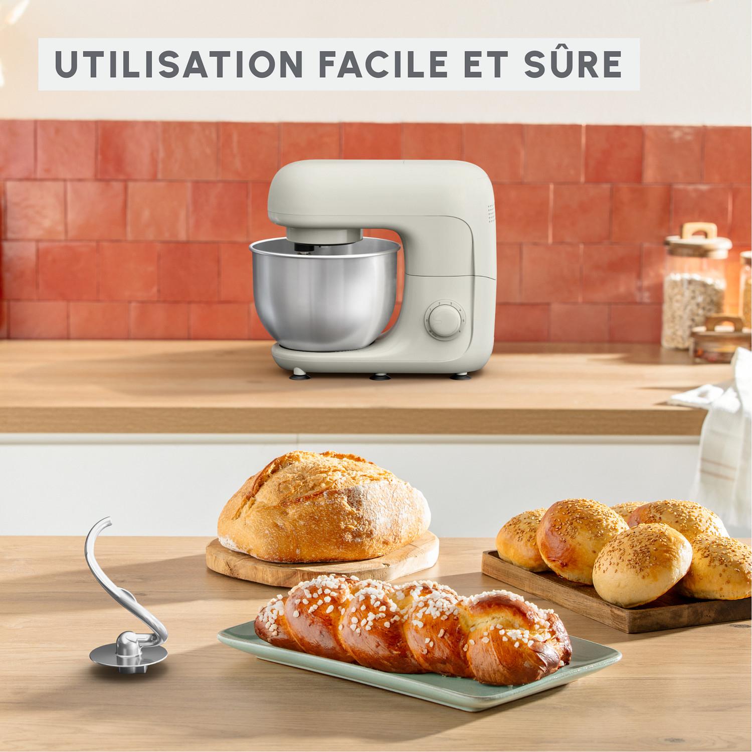 Voir la diapositive 3 : MOULINEX Robot pâtissier QA160110 - Blanc