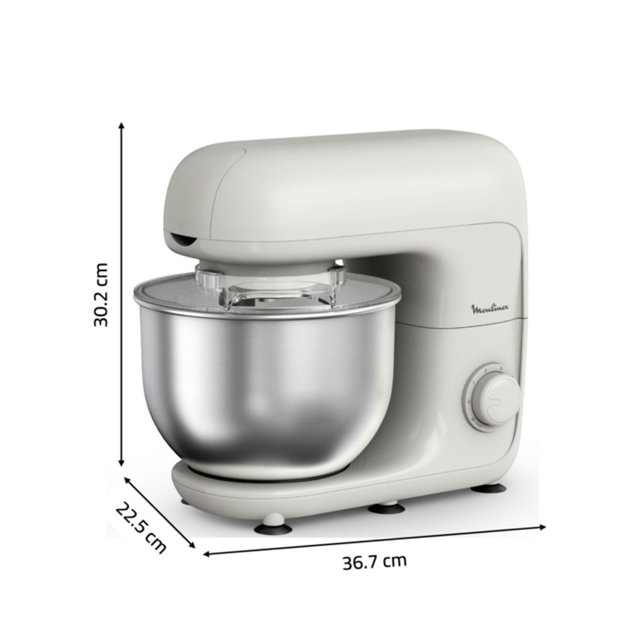 Voir la diapositive 5 : MOULINEX Robot pâtissier QA160110 - Blanc