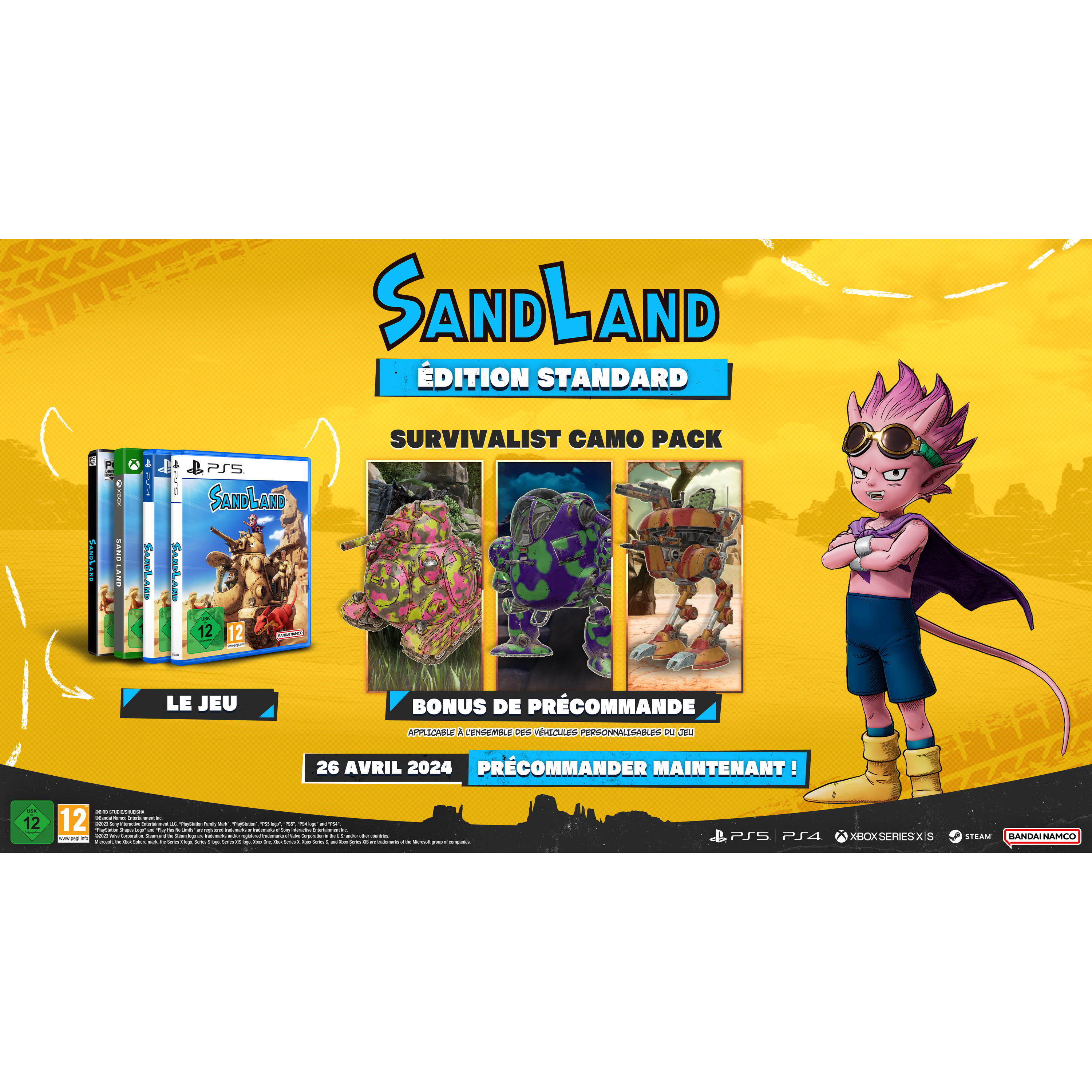 Voir la diapositive 5 : Sand Land PS4