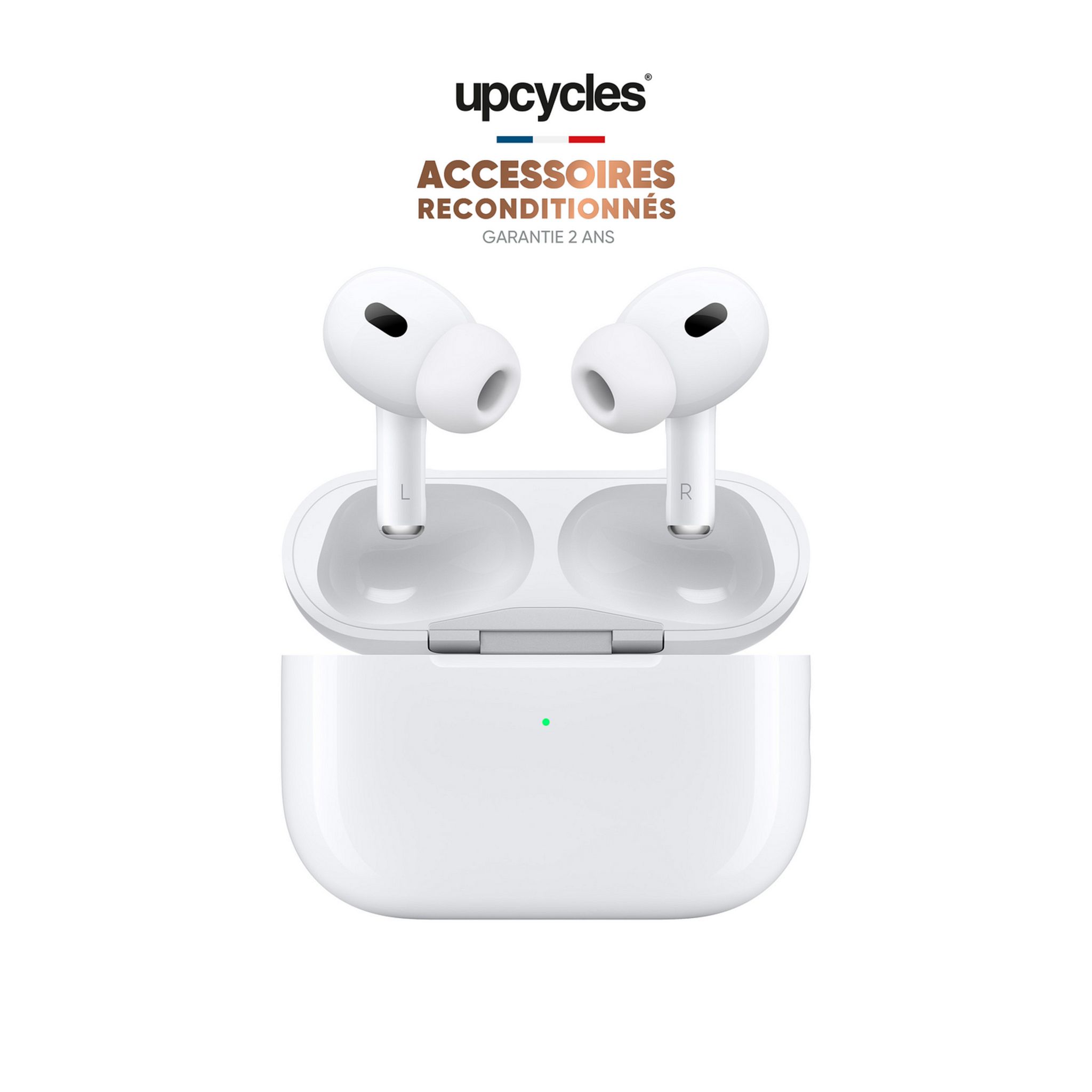 Voir la diapositive 4 : APPLE Ecouteurs sans fil Airpods PRO 1 reconditionné A+ - Blanc