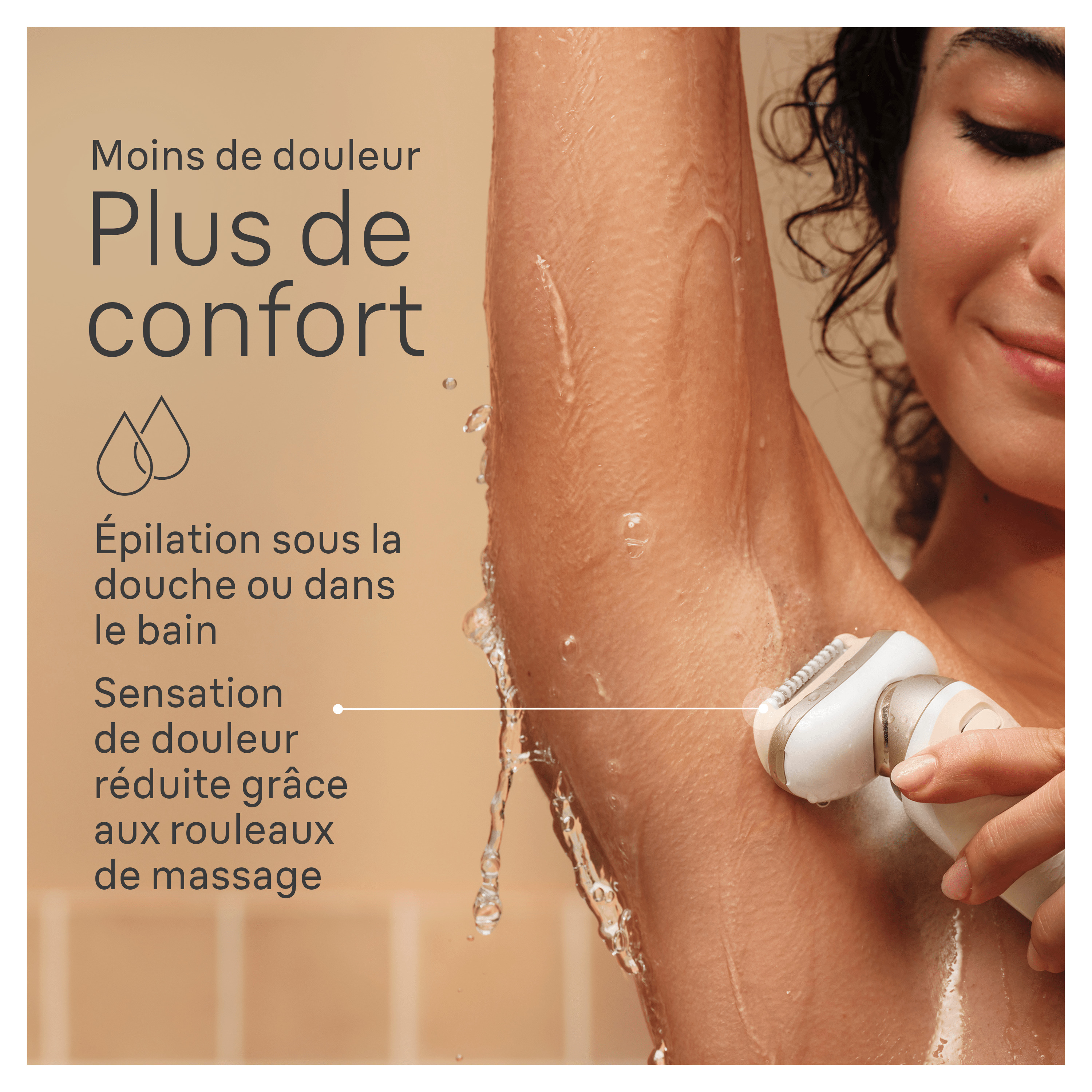 Voir la diapositive 5 : BRAUN Épilateur SES 9-071 3D - Blanc