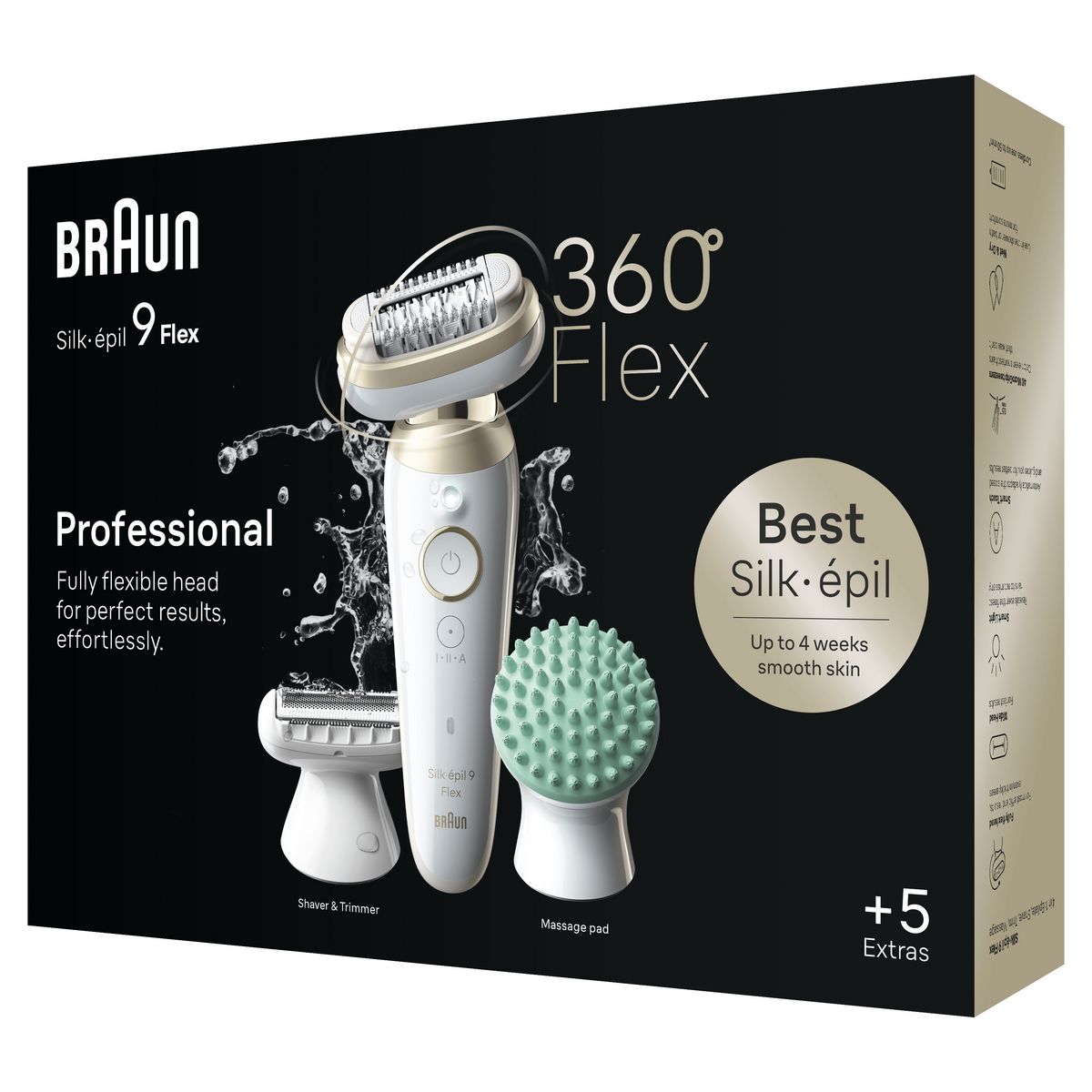 BRAUN Épilateur SES 9-071 3D - Blanc