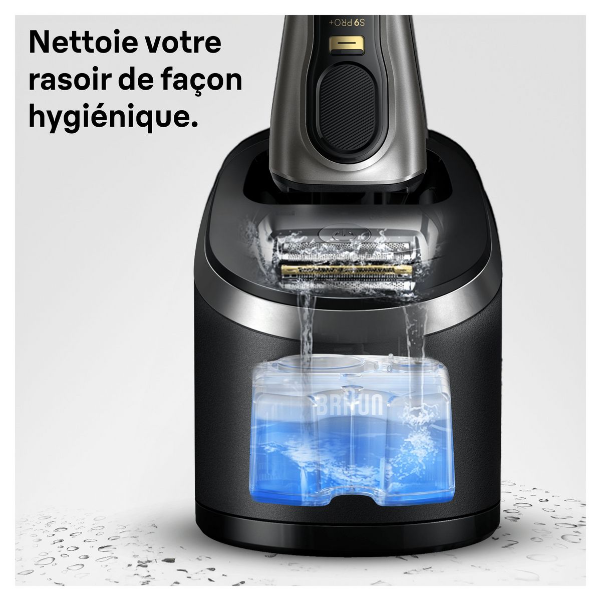 BRAUN Cartouche nettoyante CCR2 - Bleu