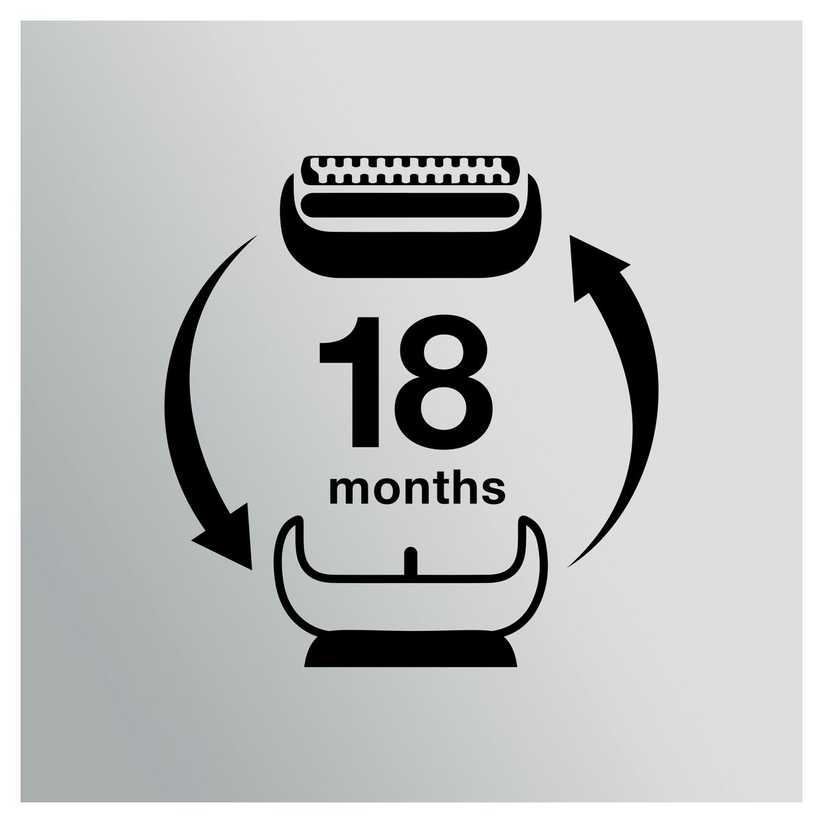 BRAUN Tête de rasage Series 5/6 - Noir