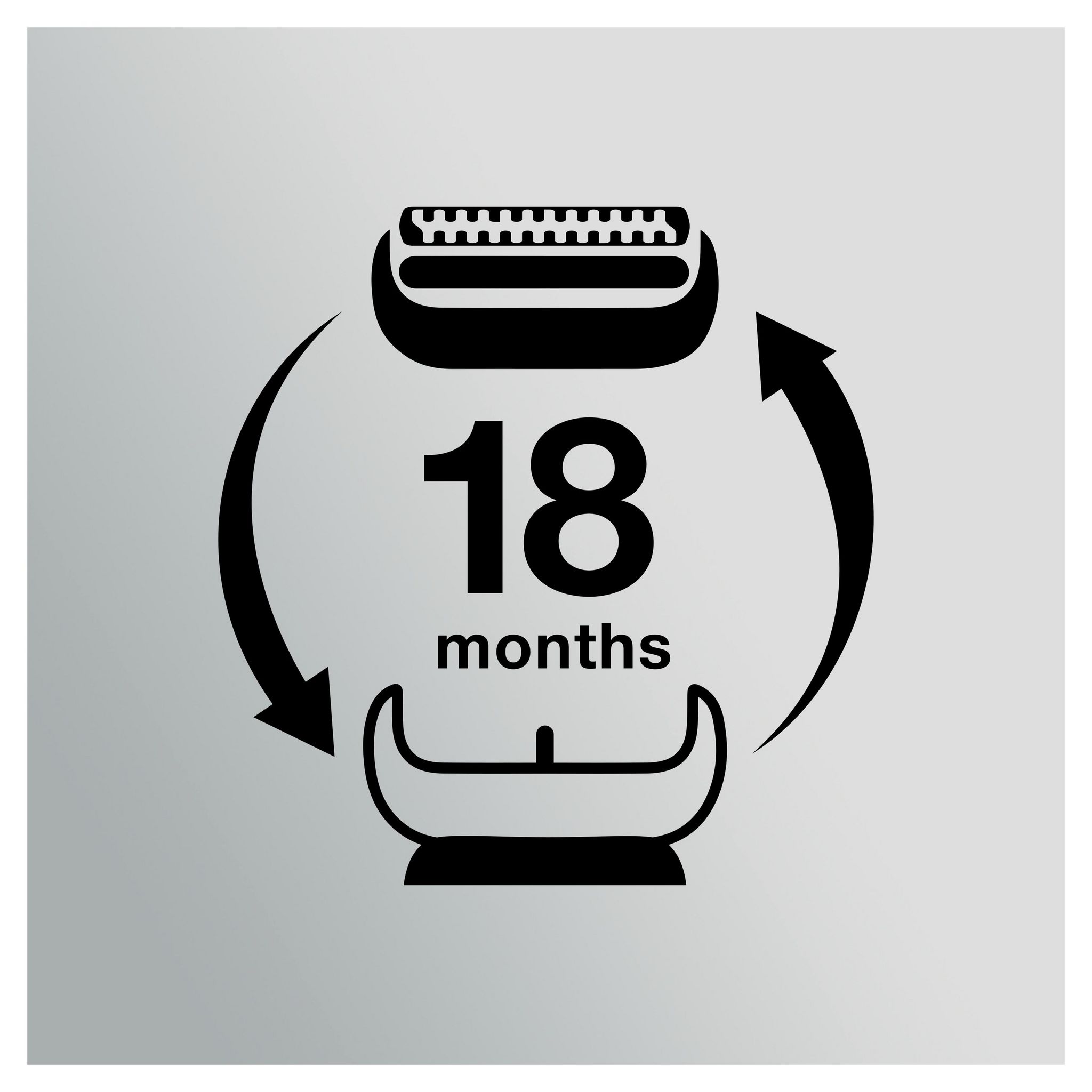 Voir la diapositive 4 : BRAUN Tête de rasage Series 5/6 - Noir