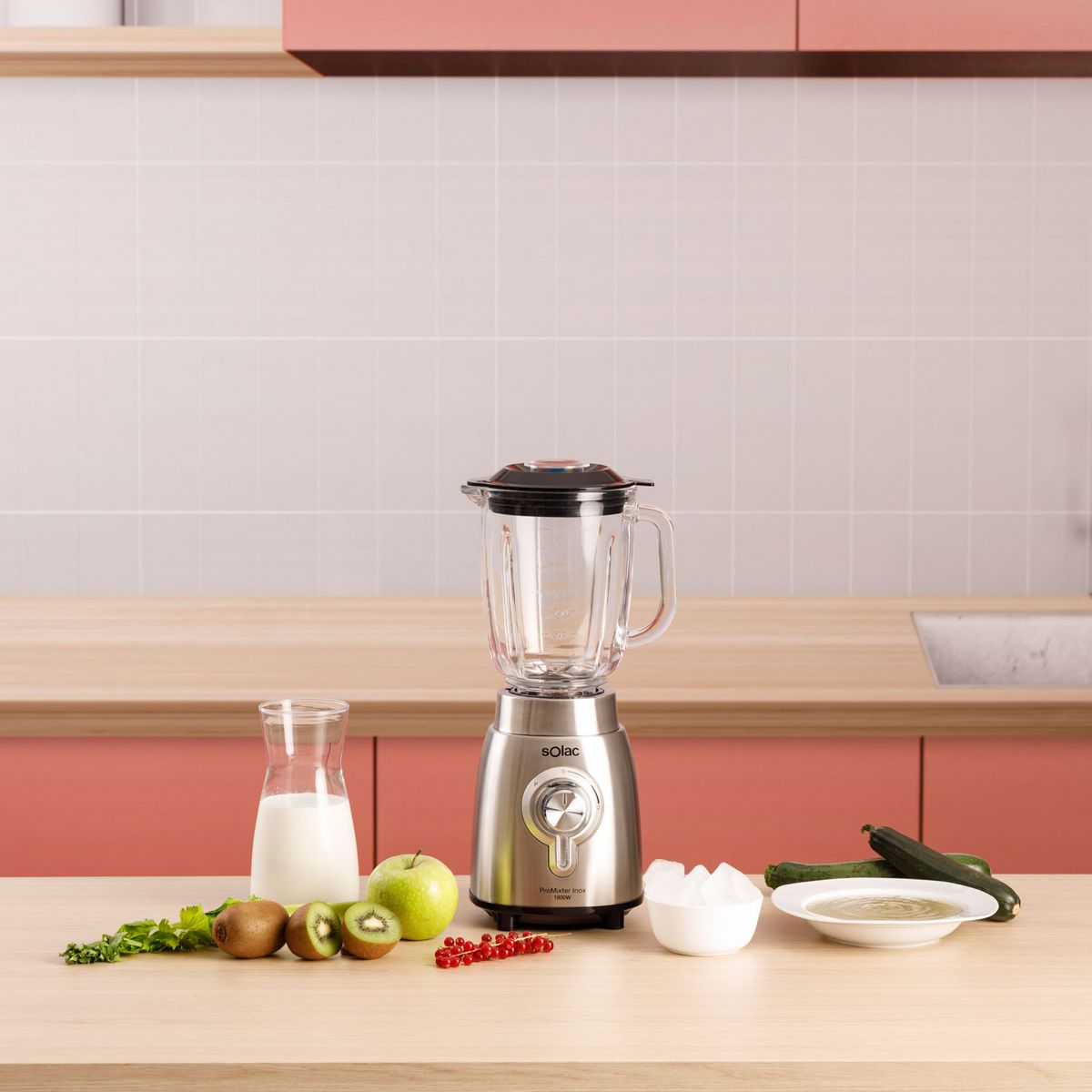 SOLAC Blender Pro Mixter - Inox brossé