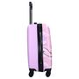 Voir la diapositive 3 : Valise cabine rigide 48cm 4 roues STITCH - rose