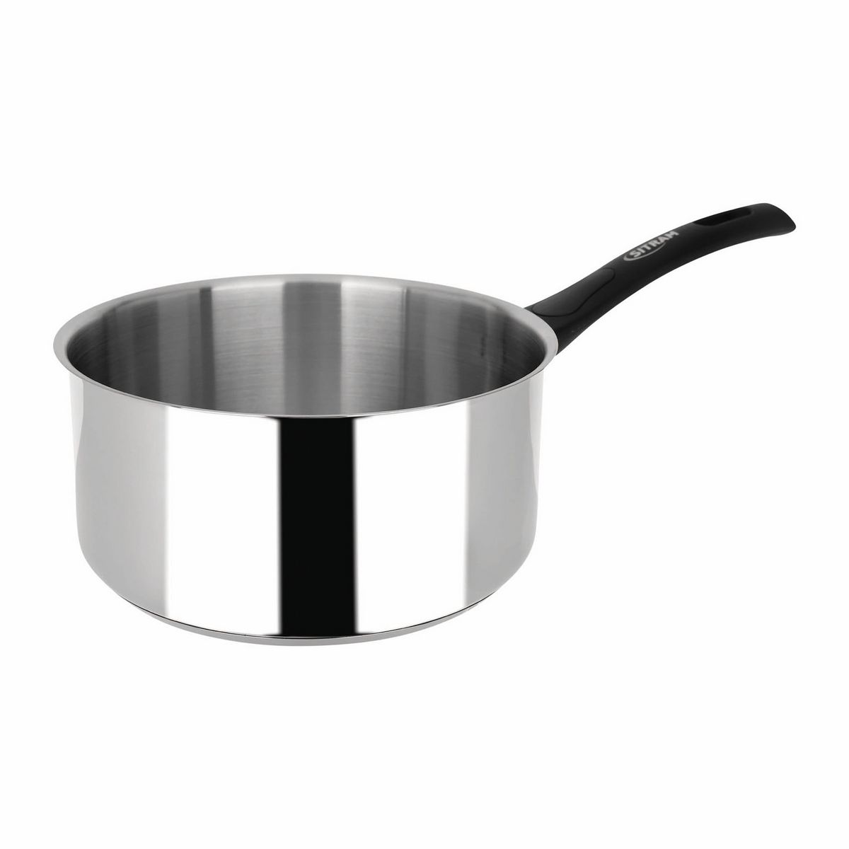 SITRAM Casserole inox brillant 20cm tous feux dont induction poignée fixe TRES CHIC