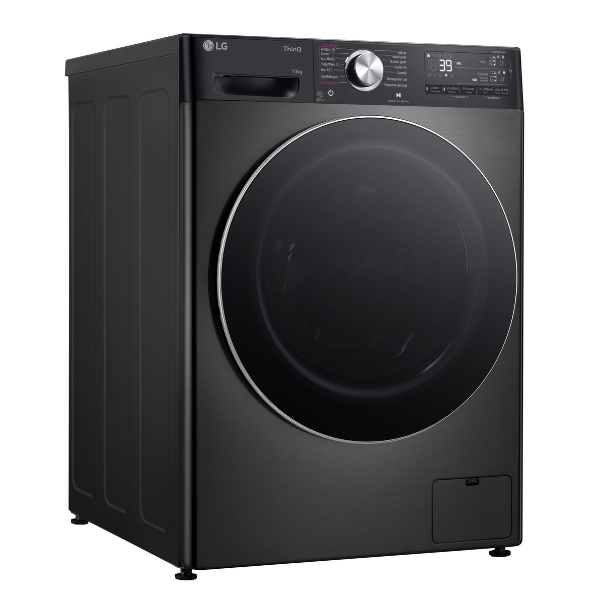 LG Lave linge hublot à induction F34R92BSTA, 13 kg, 1400 T/min, A