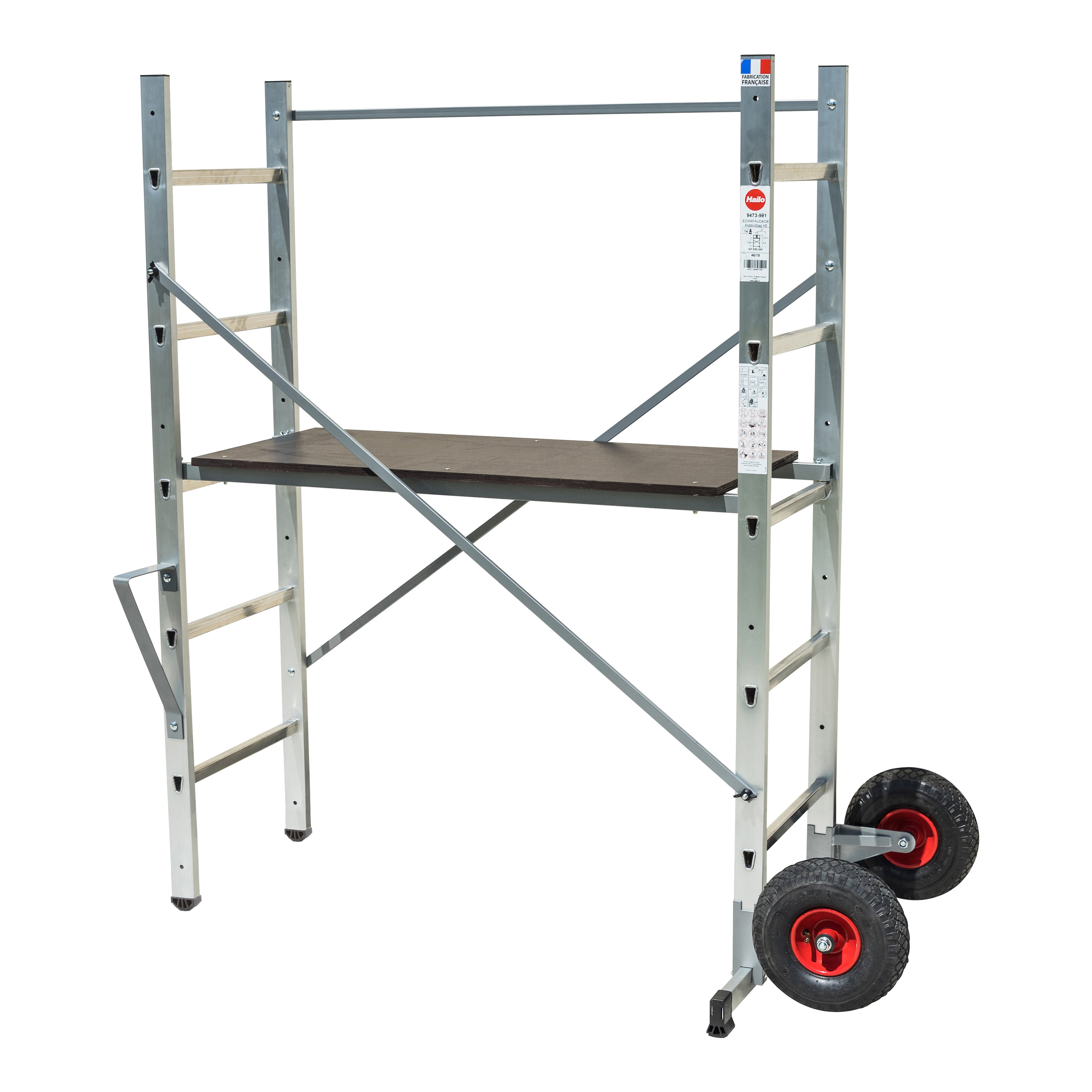 Voir la diapositive 2 : HAILO Echafaudage Hobby Jardin 3m