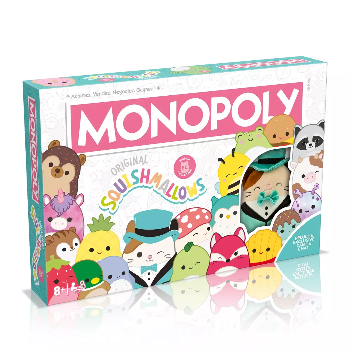 WINNING MOVES Jeu Monopoly Squishmallows