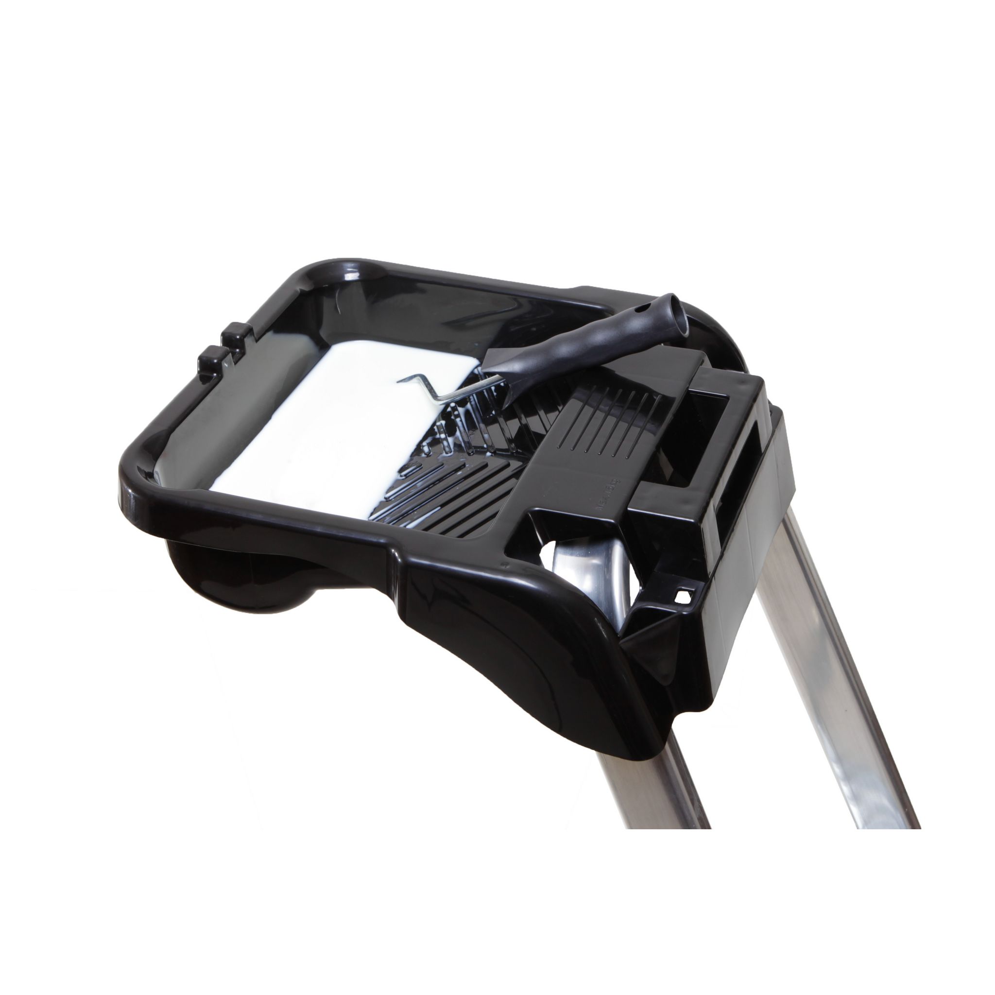 Voir la diapositive 2 : HAILO Tablette porte-peinture pour escabeau